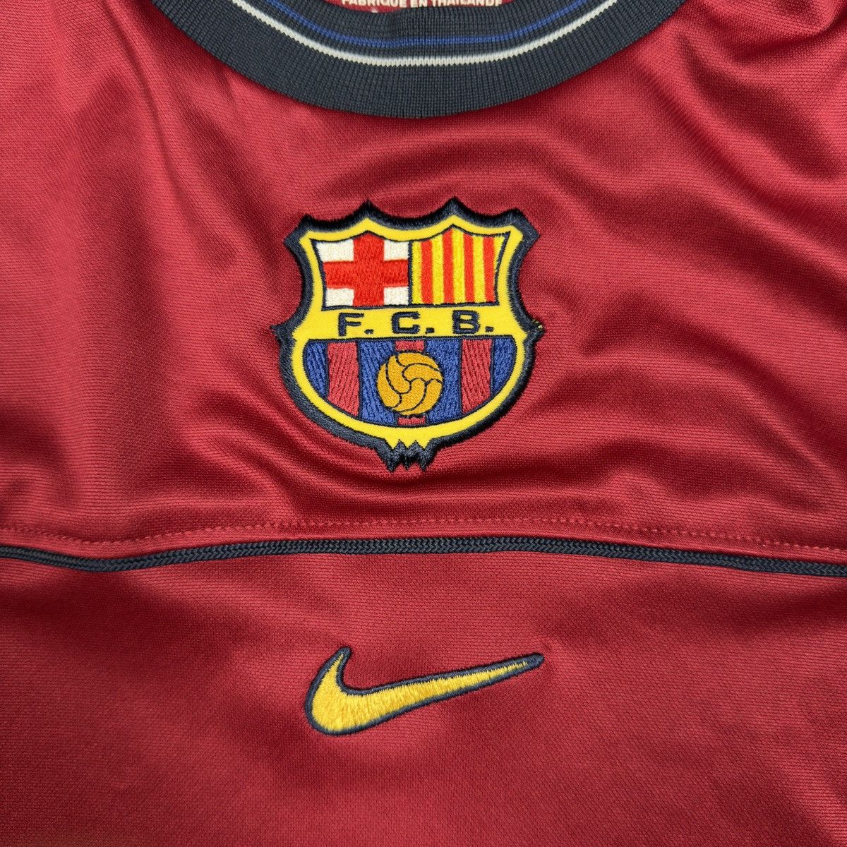 Nike FC Barcelona 99/00 Nike Longsleeve Training Top Jersey Size US XL / EU 56 / 4 - 5 Thumbnail