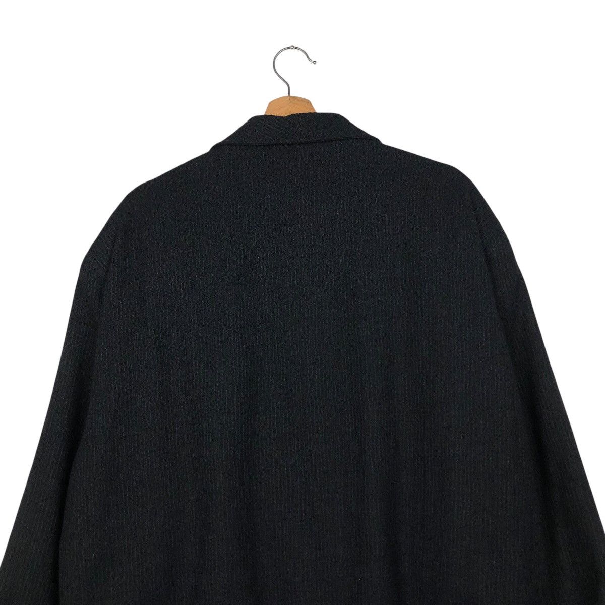 Japanese Brand 📌Vtg Wool Bomber Jacket Herringbone Unbranded Issey Miyake Size US M / EU 48-50 / 2 - 10 Thumbnail