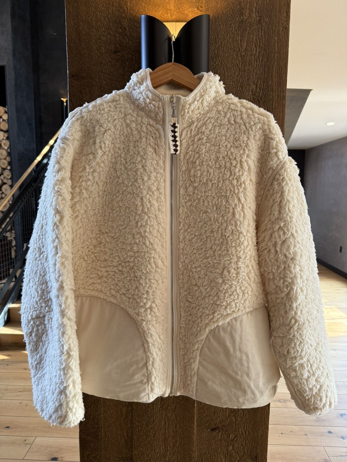 Jil Sander JIL SANDER REVERSIBLE FLEECE JACKET XL Size US XL / EU 56 / 4 - 1 Thumbnail