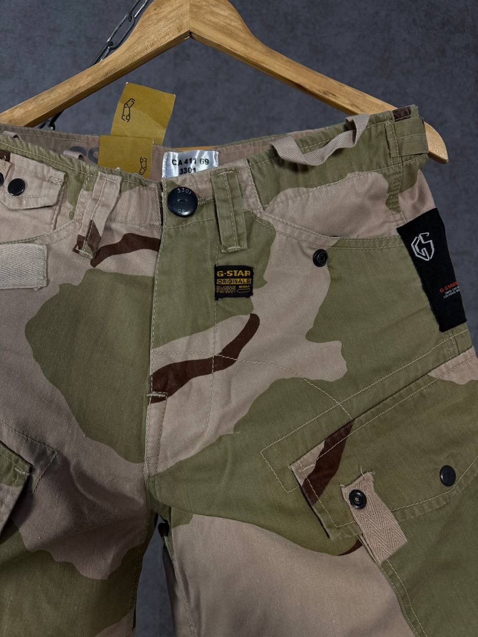 G-Star G Star camo designer vintage cargo pants Size US 30 / EU 46 - 4 Thumbnail