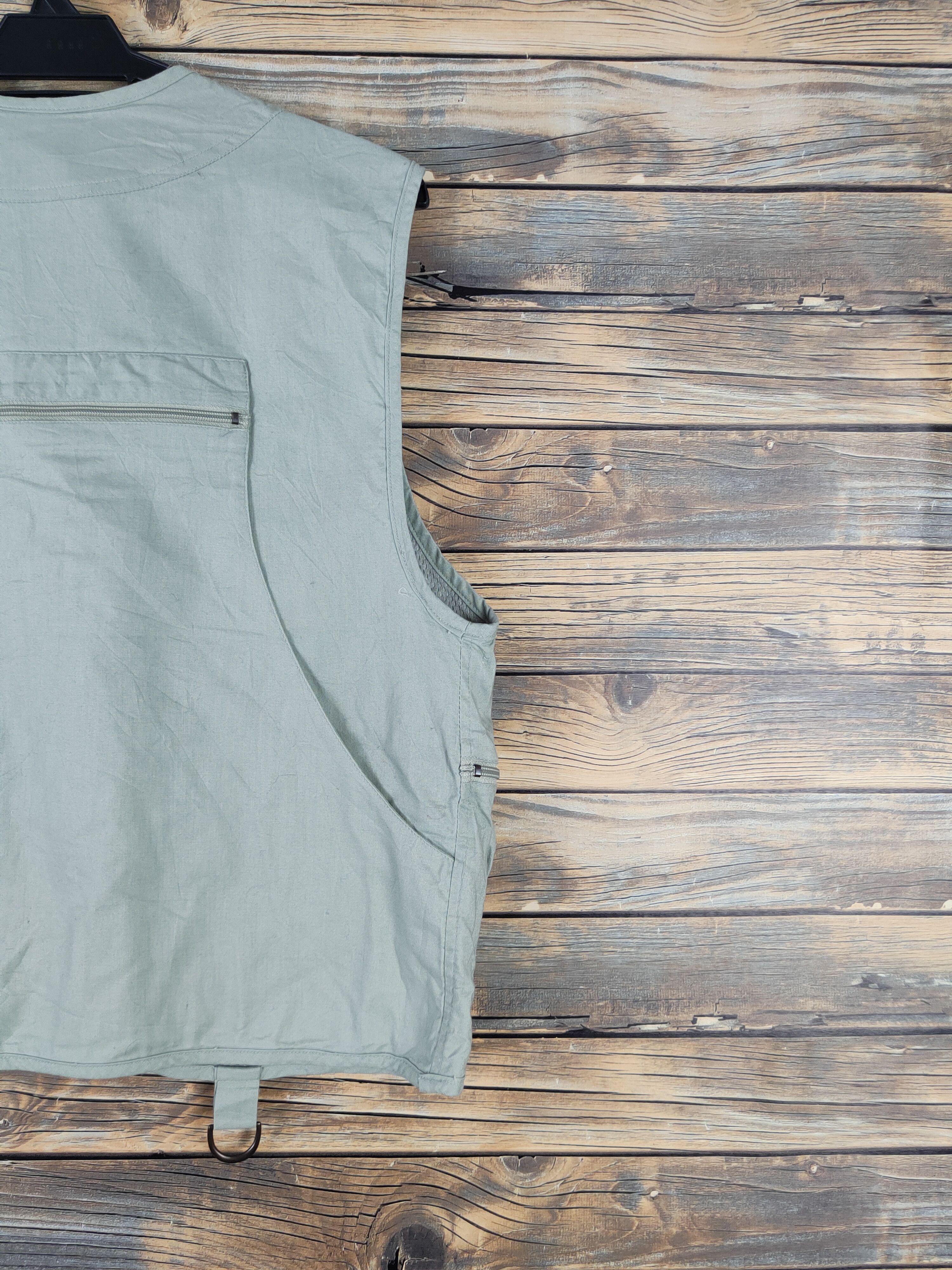 Japanese Brand Varoz Green multipocket Vests #W2144 Size US M / EU 48-50 / 2 - 9 Thumbnail