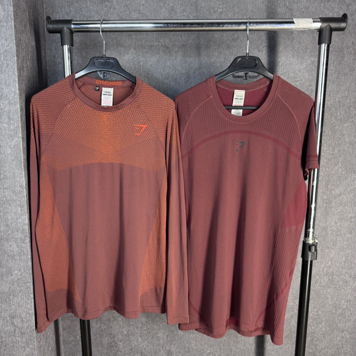 Gymshark 2x Gymshark compression t shirt longsleeve orange S-M Size US M / EU 48-50 / 2 - 1 Thumbnail