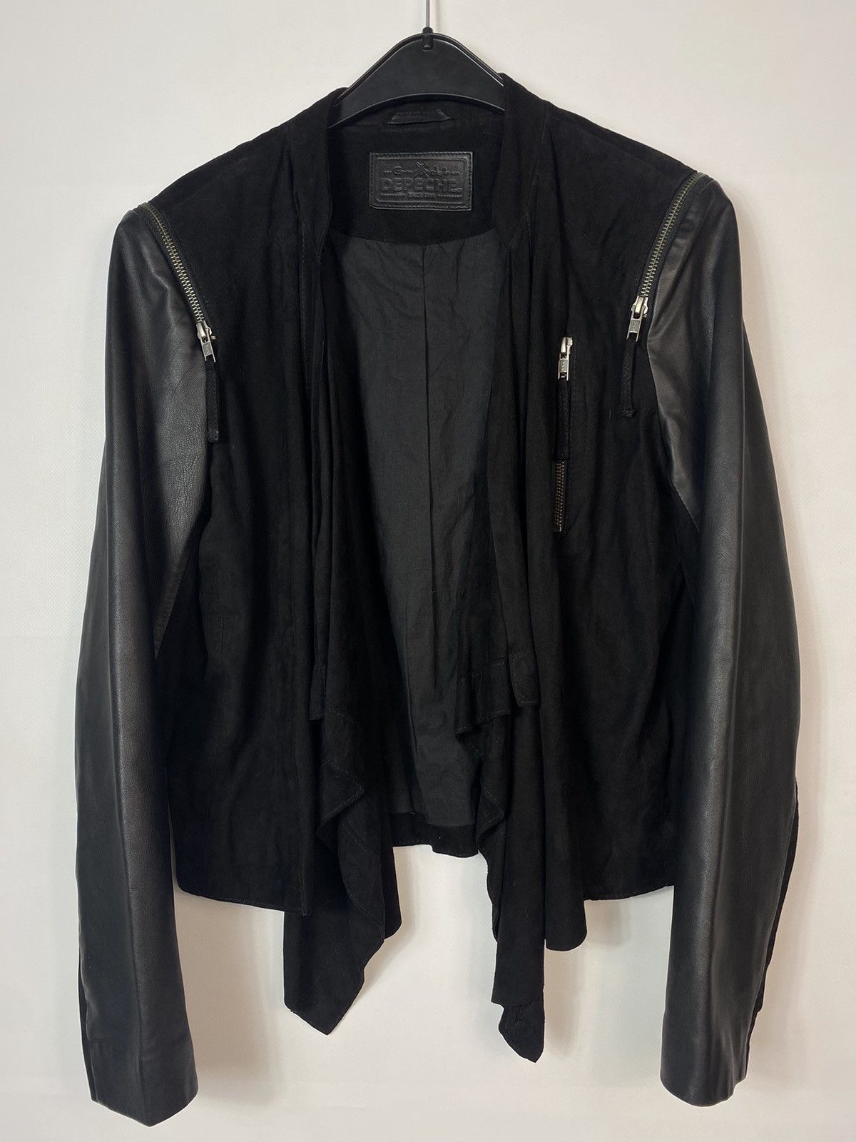 Vintage Depeche Suede Leather open jacket Size M / US 6-8 / IT 42-44 - 1 Thumbnail