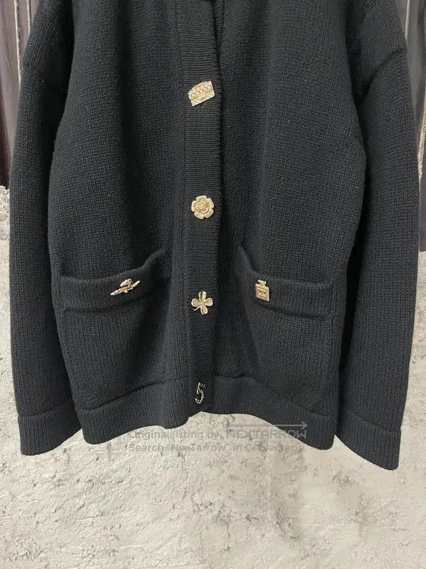 Chanel Chanel Black Wool Cardigan for Women . Size XXS / US 00 / IT 34 - 4 Thumbnail