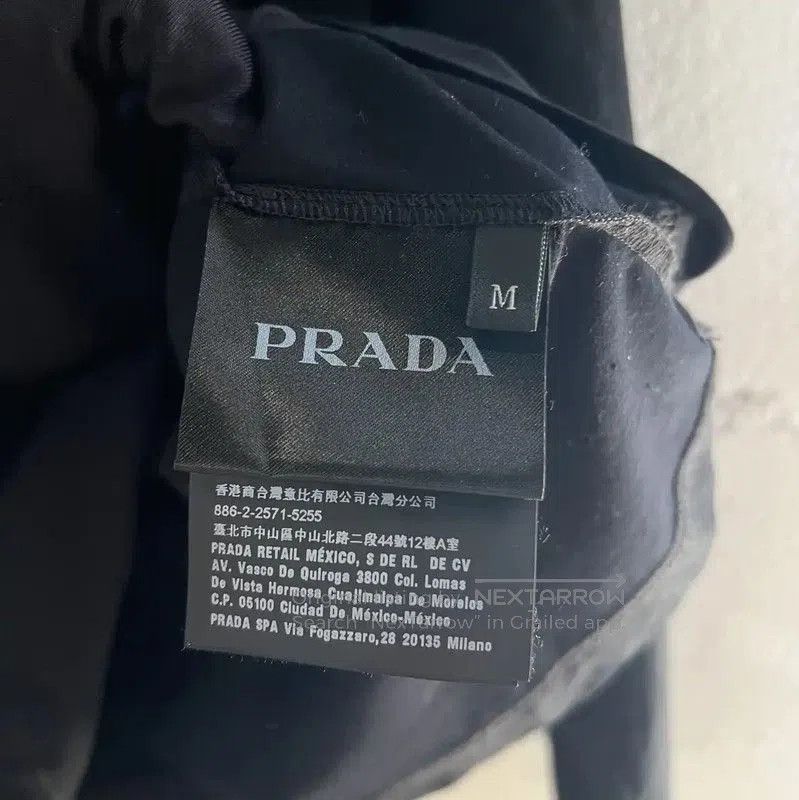 Prada Prada Black Cotton Long Sleeve Sweatshirt for Men. Size US M / EU 48-50 / 2 - 5 Thumbnail