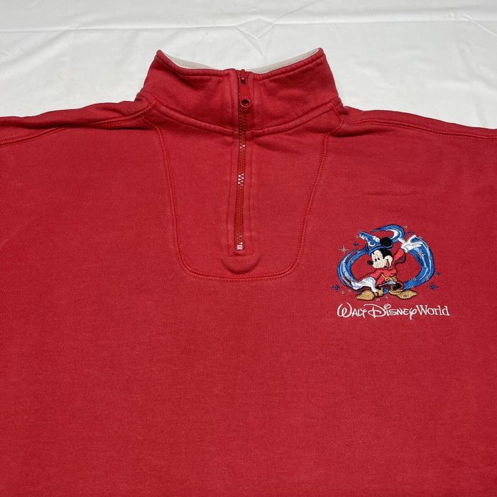 Disney Mickey Mouse Women's Red Pullover Sweatshirt - size XL 