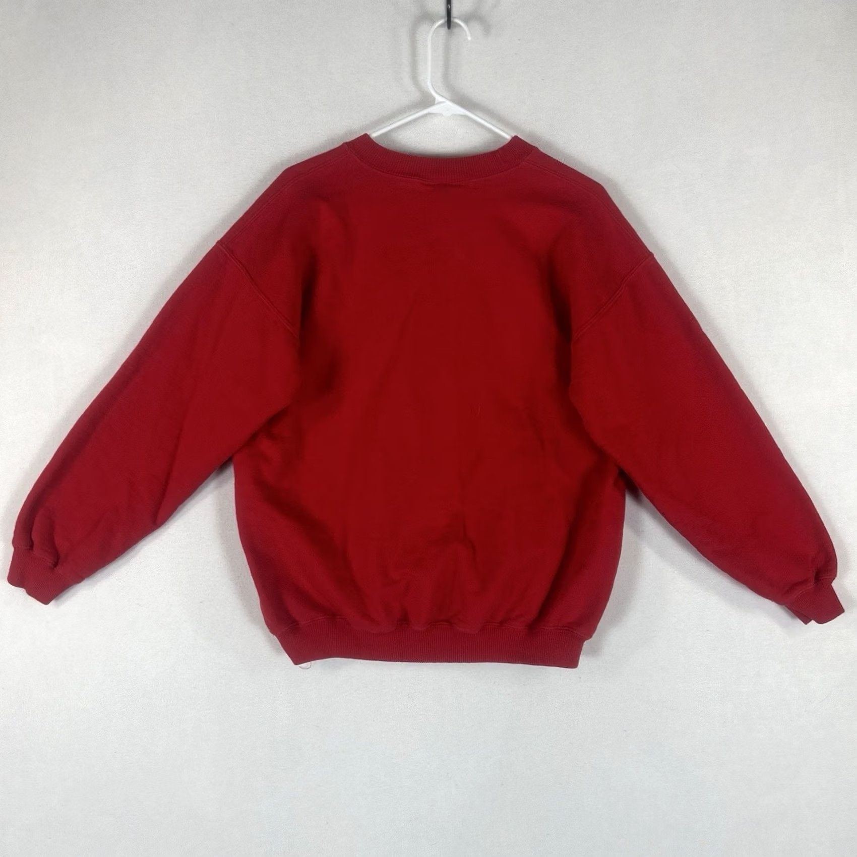 Gildan Vintage University of Wisconsin Badgers 2000 Rose Bowl Sweatshirt Mens Large Red Size US L / EU 52-54 / 3 - 7 Thumbnail