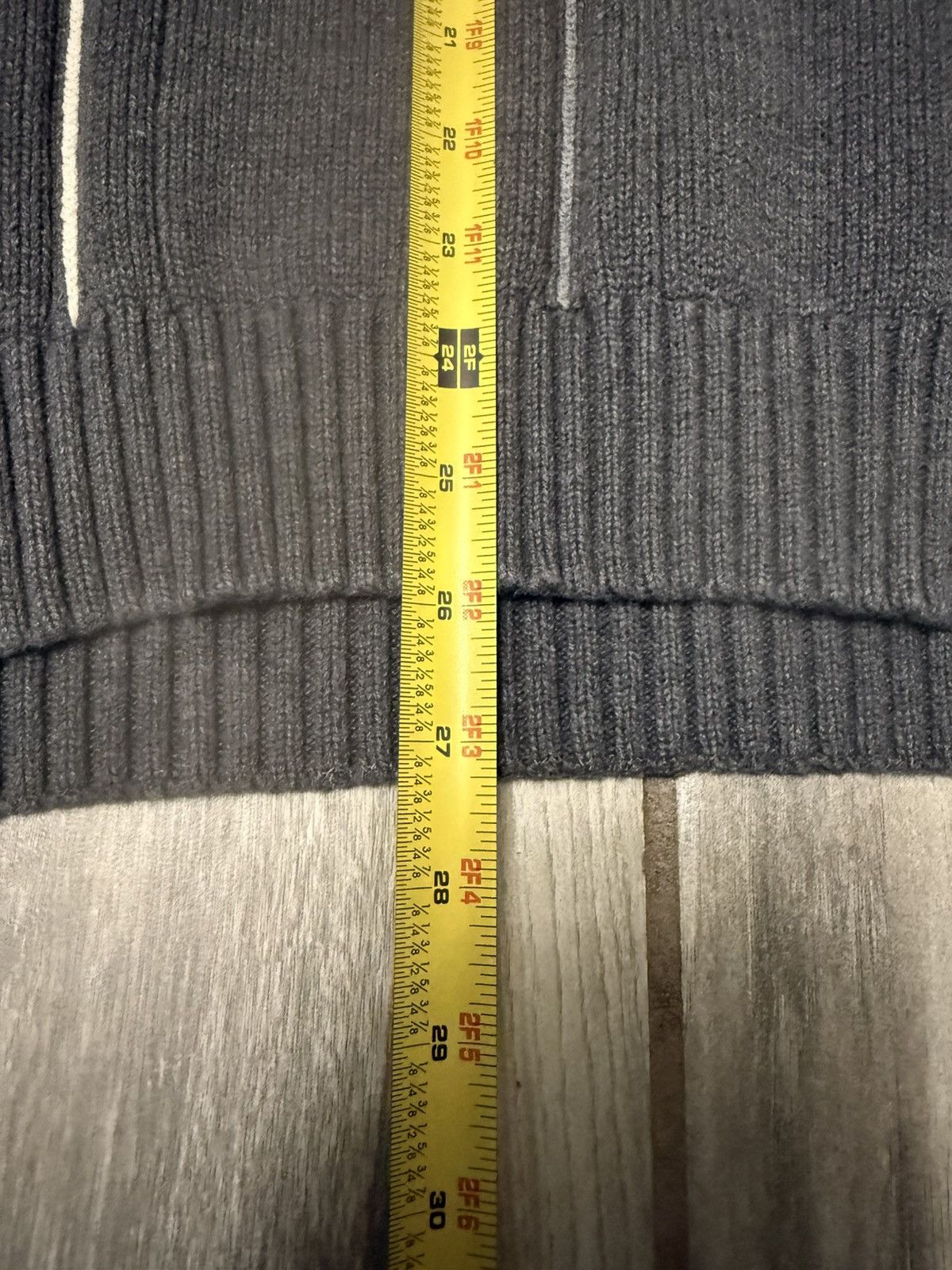 Oscar De La Renta Oscar De La Renta Men’s Crewneck Sweater Grey/White Size US L / EU 52-54 / 3 - 6 Thumbnail