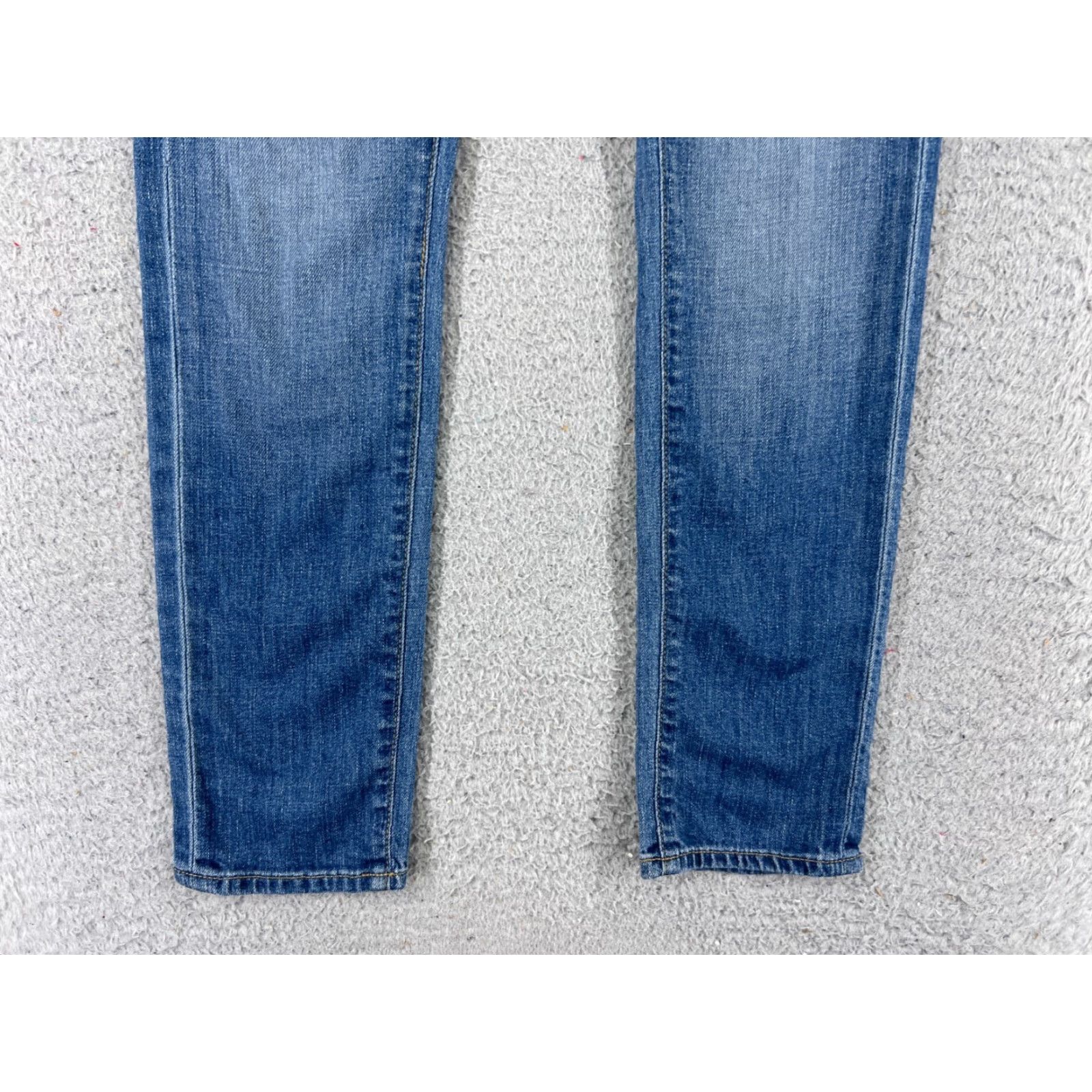 Paige Paige Skyline Jeans Womens 24 Denim Blue Low Rise Ankle 28in Slim Cotton 5-Pocket Jeans Modern American Womens Size 42" / US 20 - 2 Thumbnail