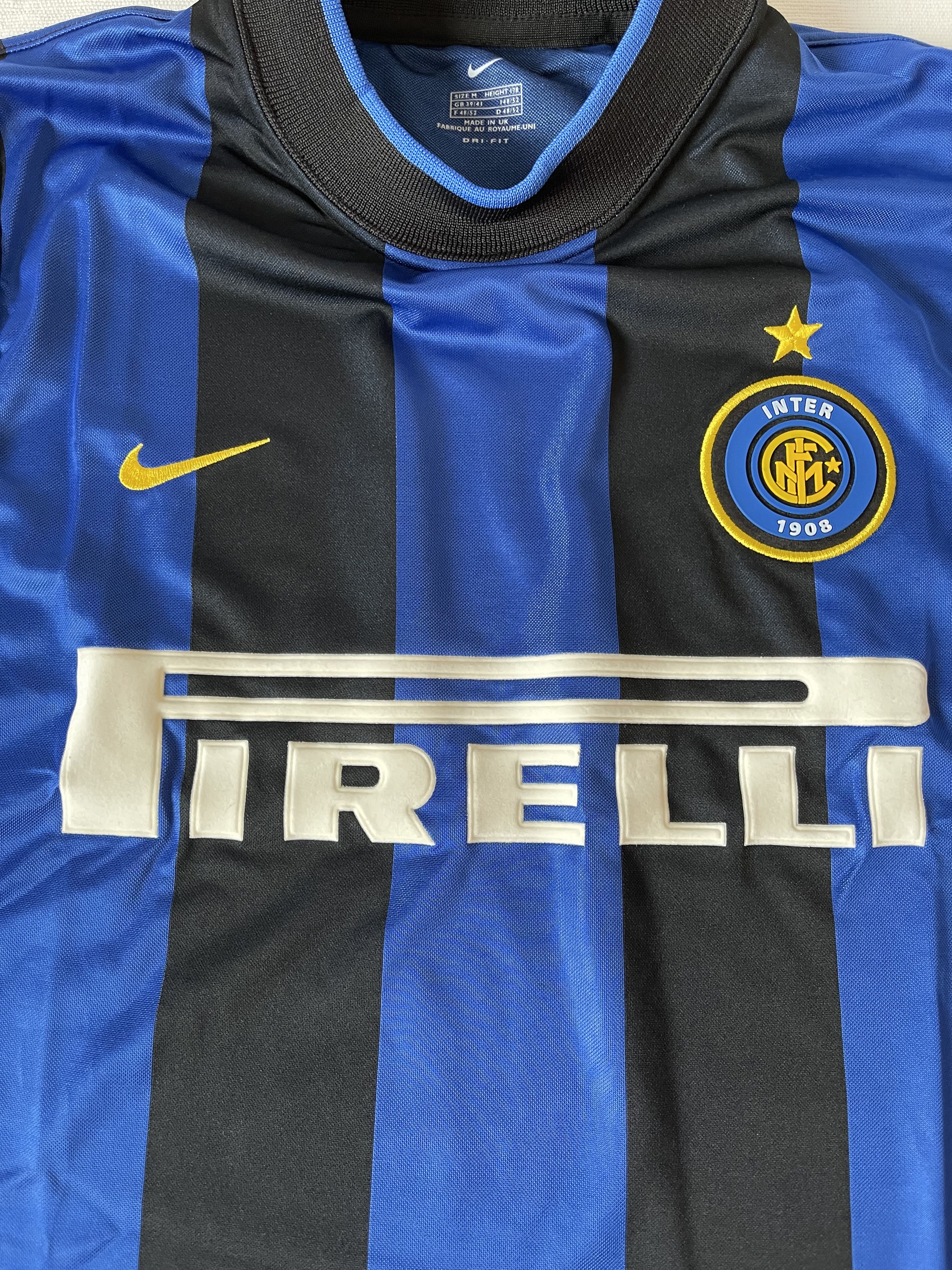 Nike Inter Milano Nike 2000-2001 Home Football Shirt Size L BNWT Size US L / EU 52-54 / 3 - 3 Thumbnail