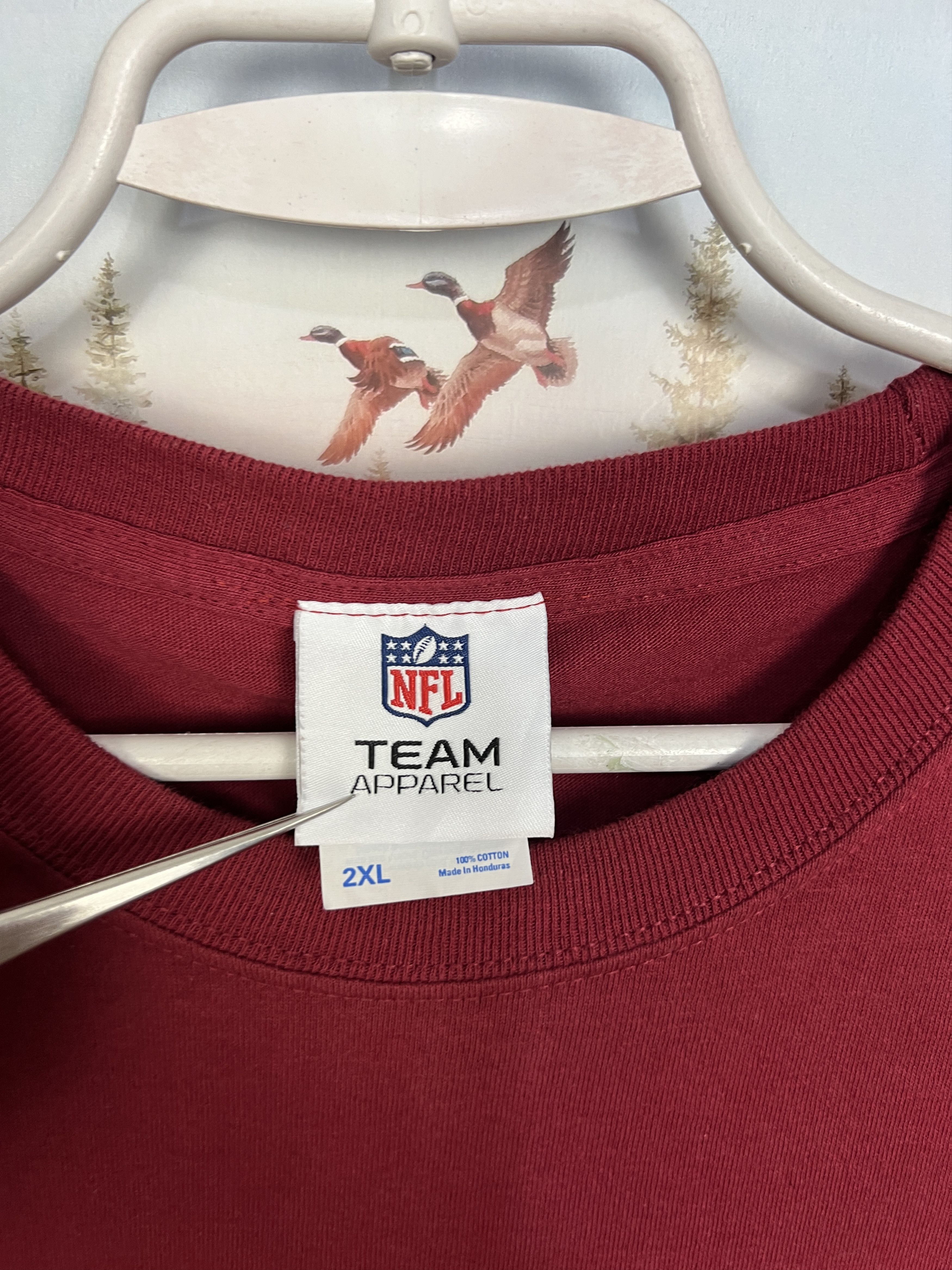 Vintage Vintage NFL Washington Redskins Over Print Red Shirt Jersey Size US XXL / EU 58 / 5 - 5 Thumbnail