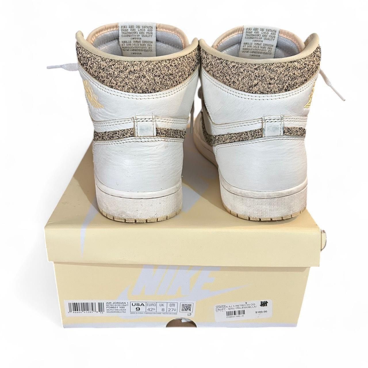 Jordan Brand Nike AJ1 Retro High OG Craft “Vibrations of Naija” Size US 9 / EU 42 - 4 Thumbnail
