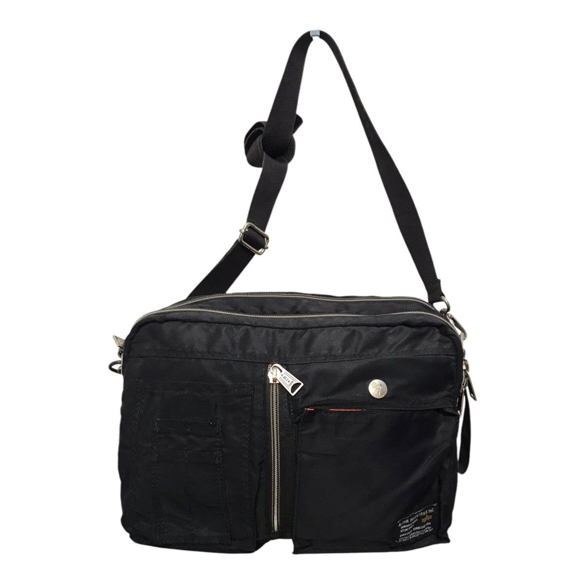 Alpha Industries Black Sling Bag