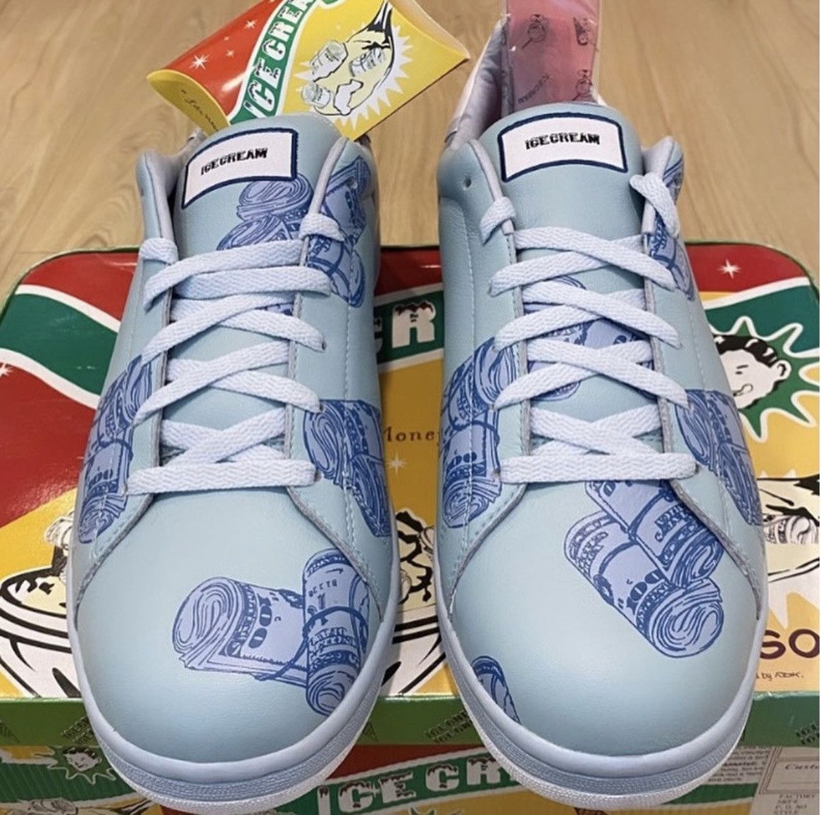 Icecream × Reebok VERY RARE OG REEBOK X BBC/ICE CREAM MONEY ROLL SAMPLE Size US 11.5 / EU 44-45 - 2 Thumbnail