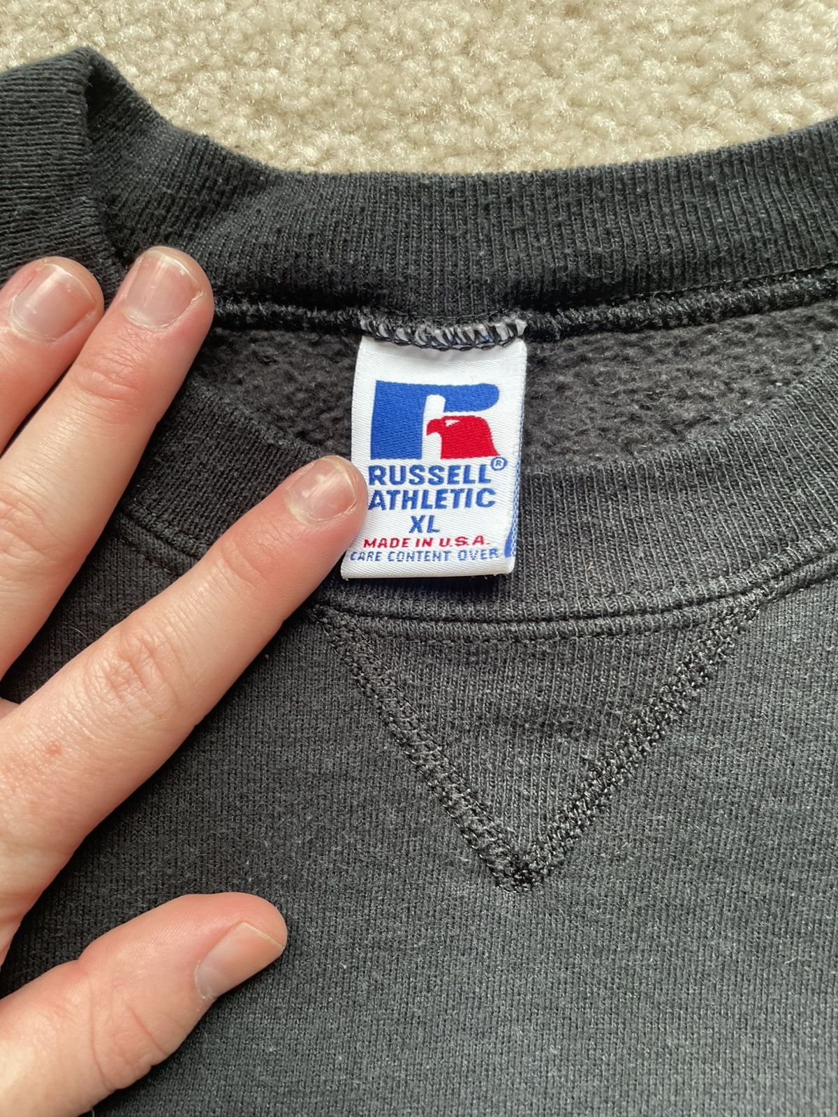 Russell Athletic × Vintage Vintage Russel Athletic sweatshirt Size US XL / EU 56 / 4 - 3 Thumbnail