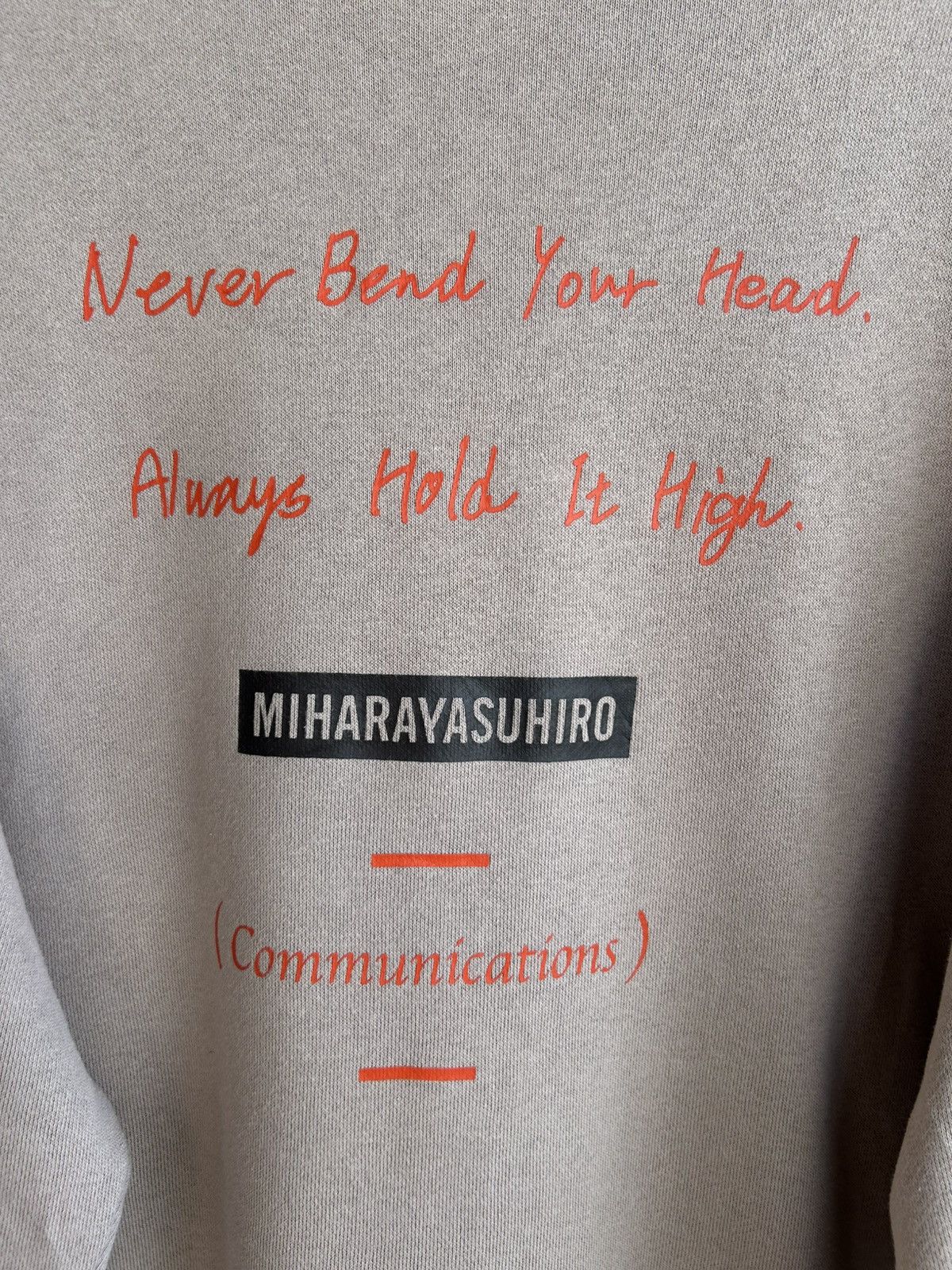 GU × Maison MIHARA YASUHIRO Miharayasuhiro Good Inspiration Sweatshirt Size US L / EU 52-54 / 3 - 6 Thumbnail