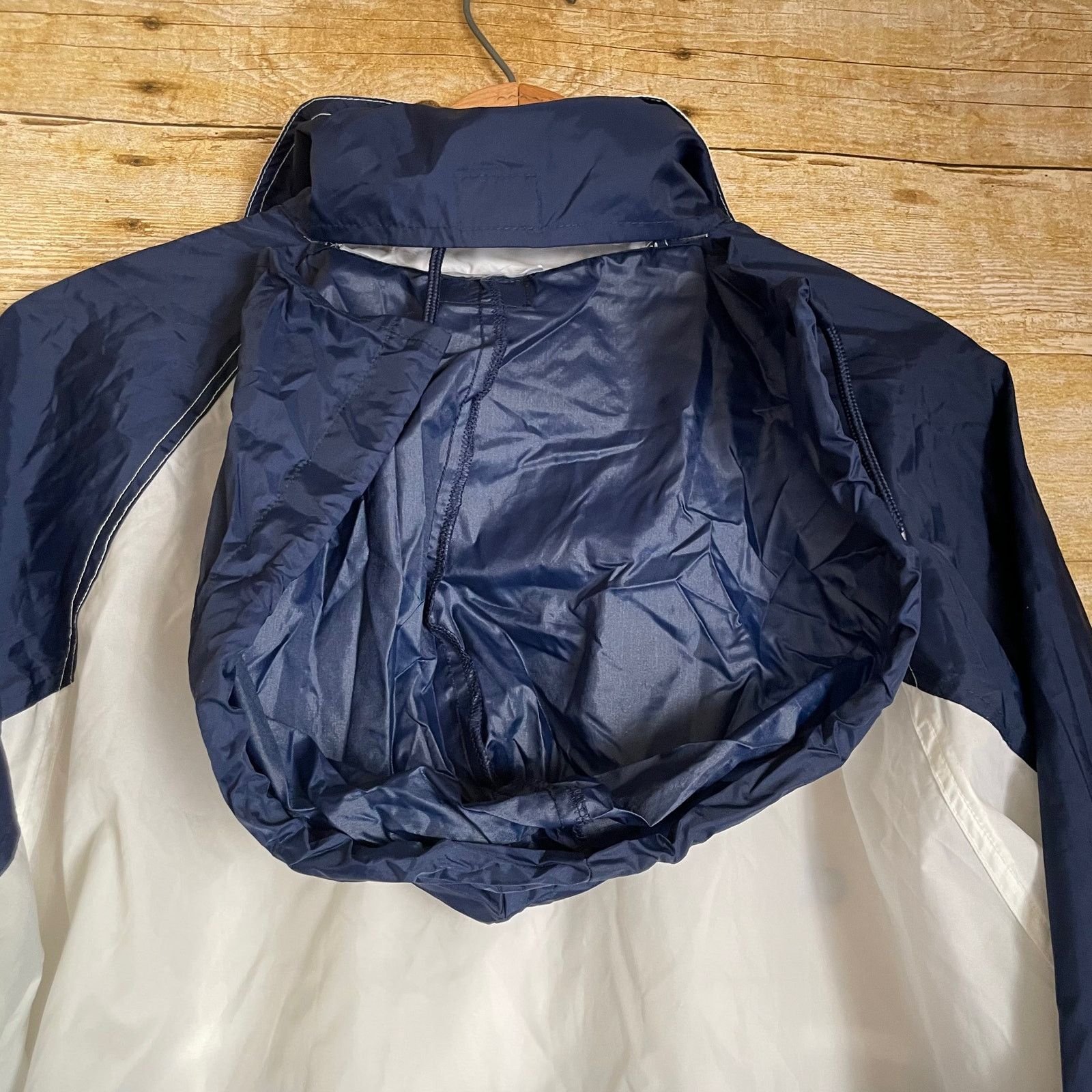 Diadora Diadora Soccer Vintage Blue & White Windbreaker Jacket Size US M / EU 48-50 / 2 - 11 Thumbnail