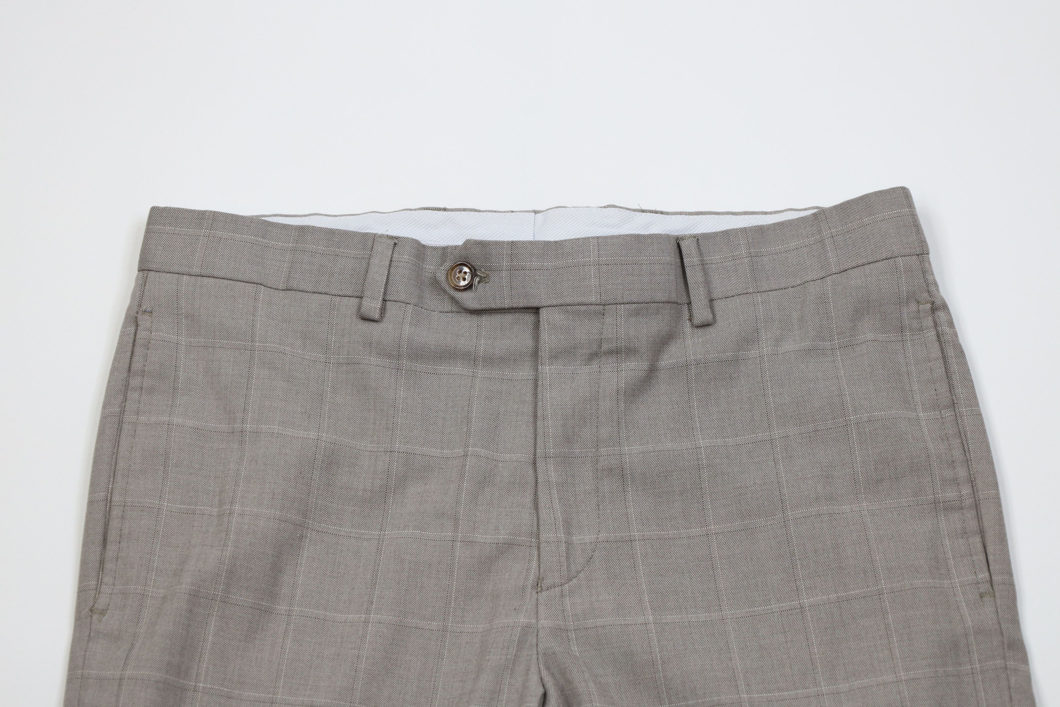 Ralph Lauren Ralph Lauren Straight Leg Chino Pants Trousers Gray Plaid Size US 32 / EU 48 - 2 Thumbnail