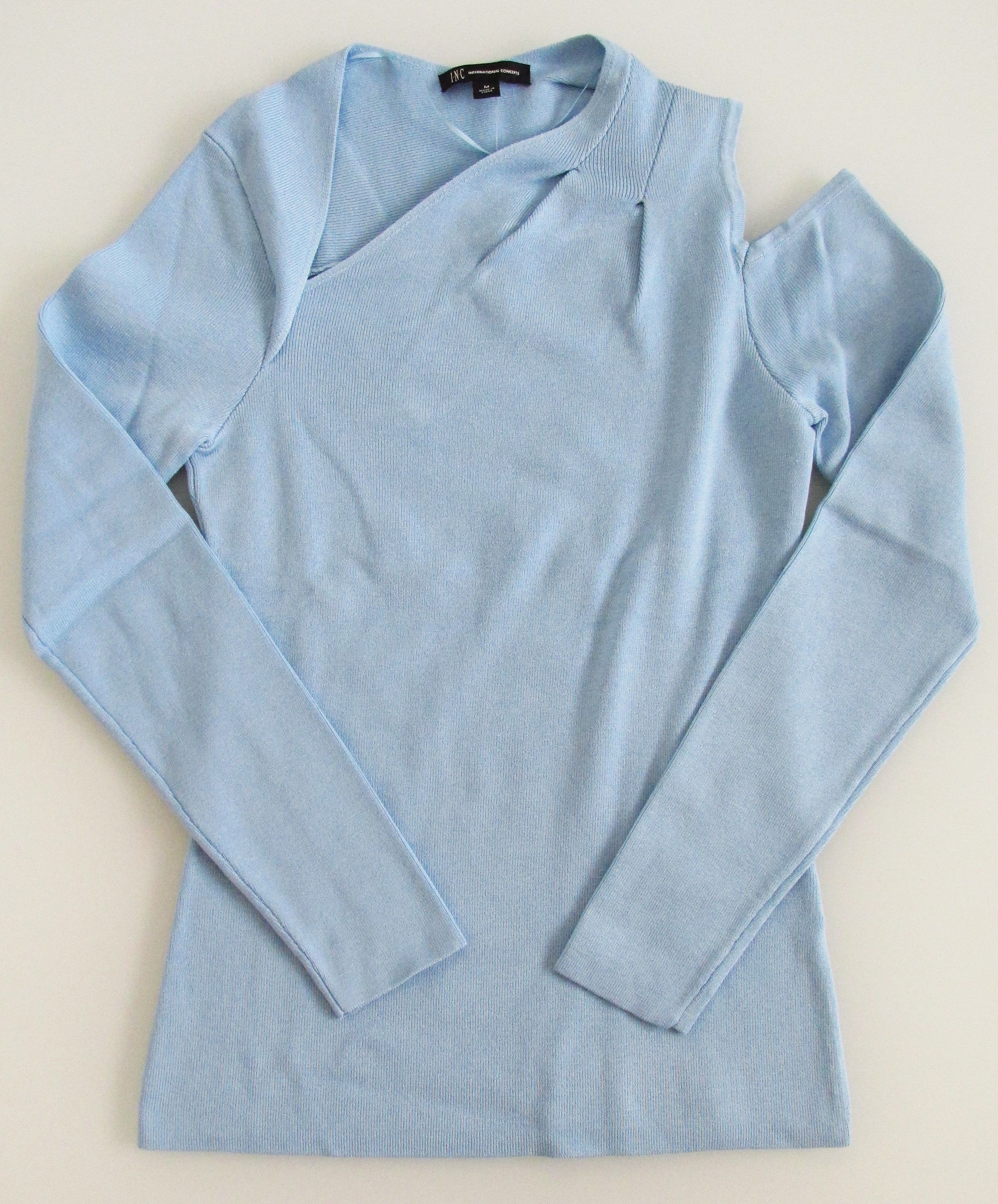 I.N.C INC(NWT) Women's Cold Shoulder Knit Top Size Medium Size M / US 6-8 / IT 42-44 - 1 Thumbnail