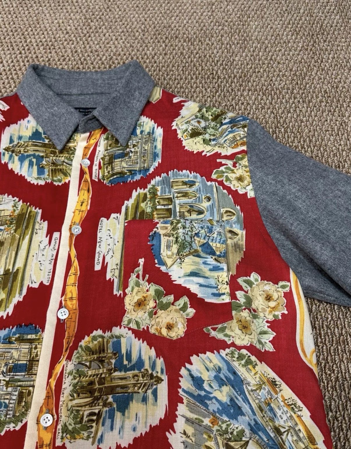 Comme des Garcons Homme Plus Comme des Garçons Homme Plus 99AW Hermès Wool Shirt K23 Size US M / EU 48-50 / 2 - 5 Thumbnail