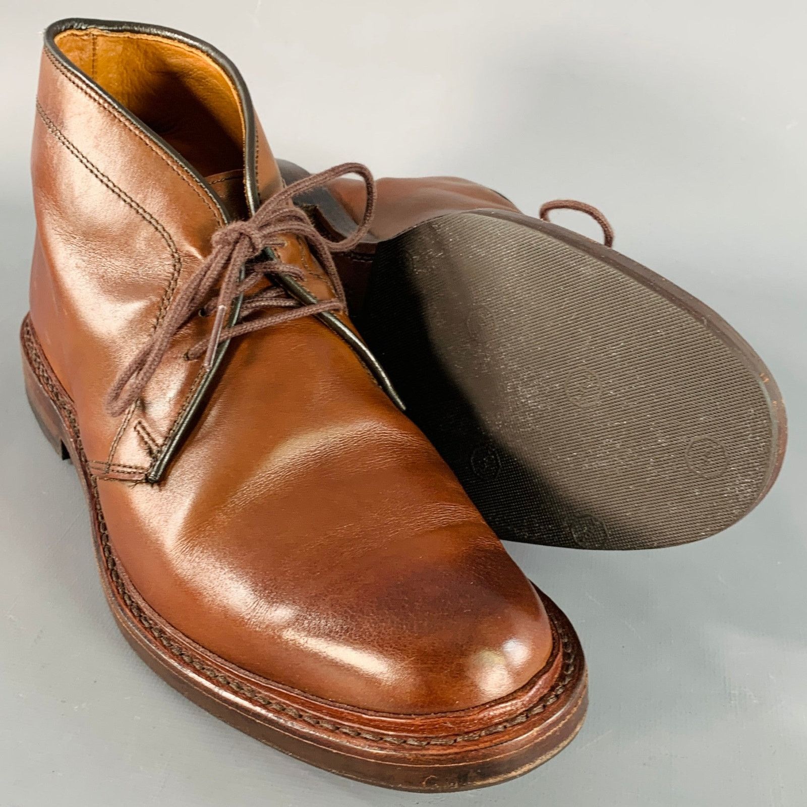 Allen Edmonds ALLEN EDMONDS Size 7 Dundee Brown Leather Chukka Ankle Boots Size US 7 / EU 40 - 5 Thumbnail