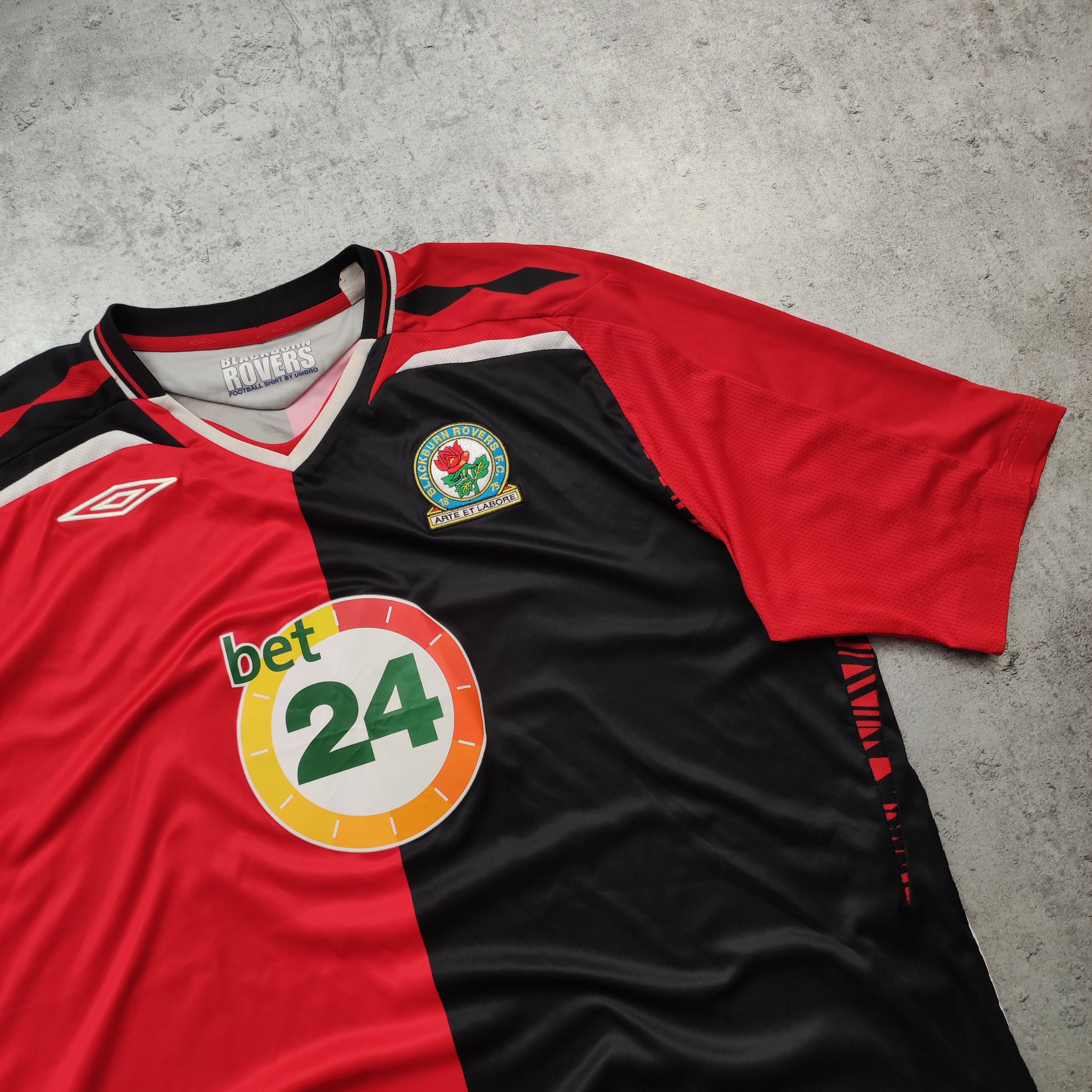 Vintage Vintage Rare 2007/08 Football Blackburn Rovers Away Kit Size US XXL / EU 58 / 5 - 4 Thumbnail