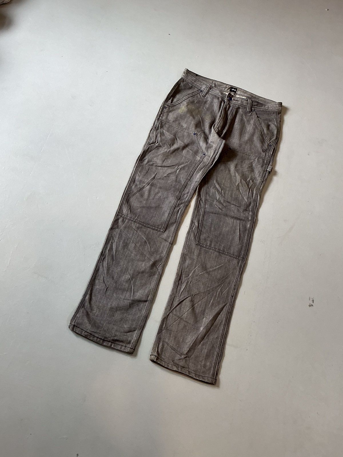 Stussy Vintage Stussy double knee denim Size US 34 / EU 50 - 3 Thumbnail