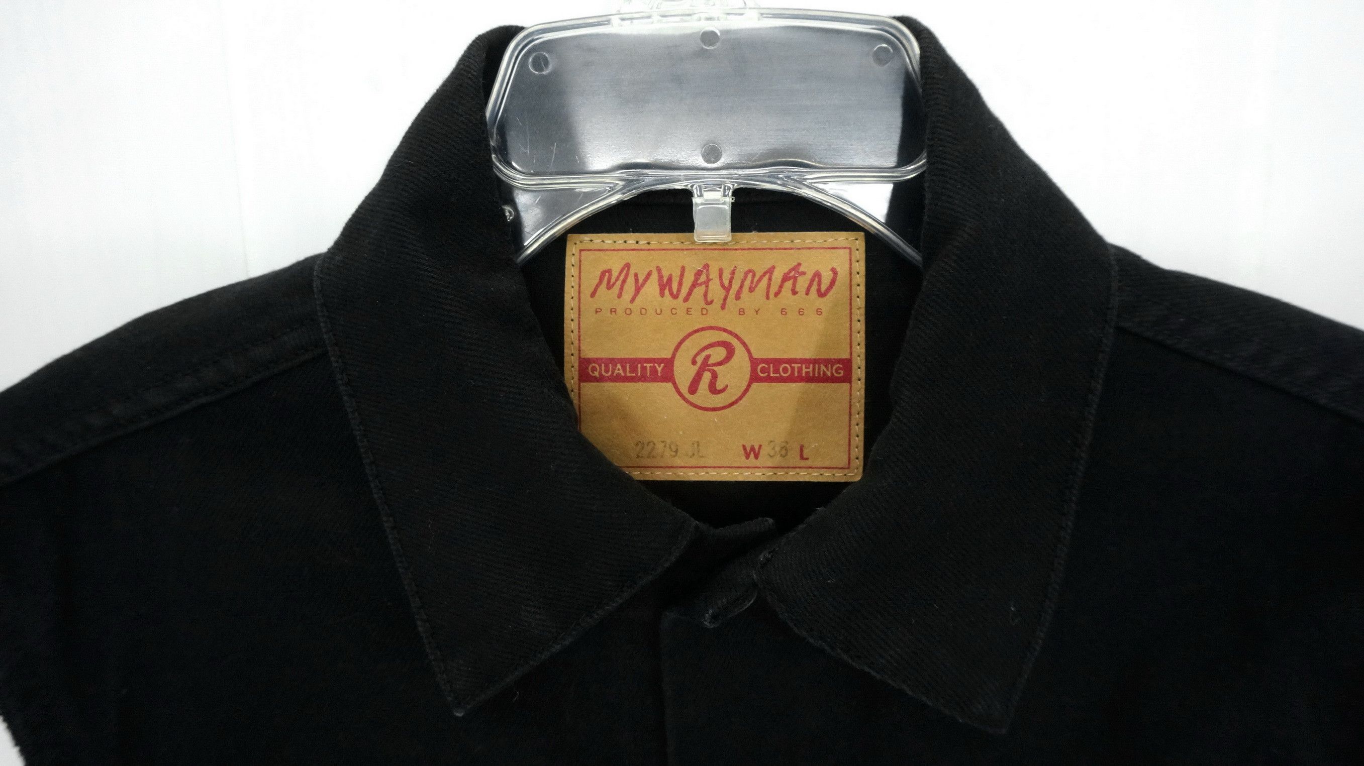 Japanese Brand Vintage Japan MyWayman By 666 Sleveless Denim Jacket Size US XS / EU 42 / 0 - 3 Thumbnail
