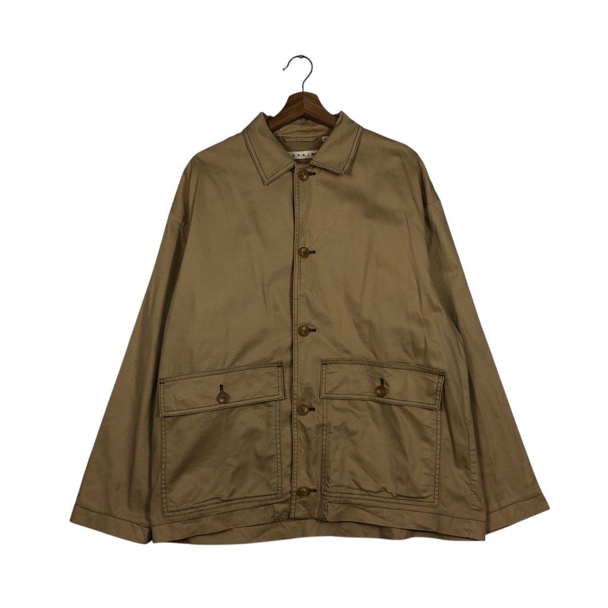 Marni × Uniqlo 📌Marni X Uniqlo Chore Worker Jacket Duck Canvas Size US L / EU 52-54 / 3 - 2 Thumbnail