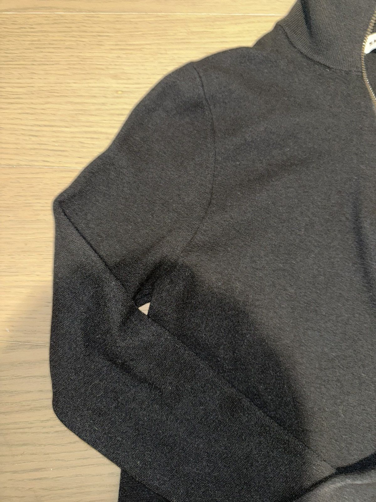 Sandro Black Sandro Quarter Zip Size US XS / EU 42 / 0 - 3 Thumbnail