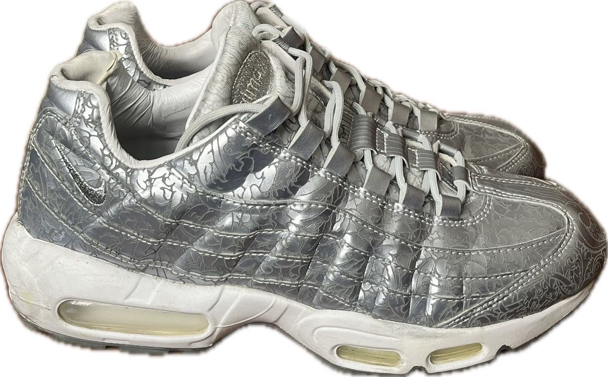 Nike Nike Air Max 95 – 20th Anniversary "Pure Platinum" Size US 9.5 / EU 42-43 - 4 Thumbnail