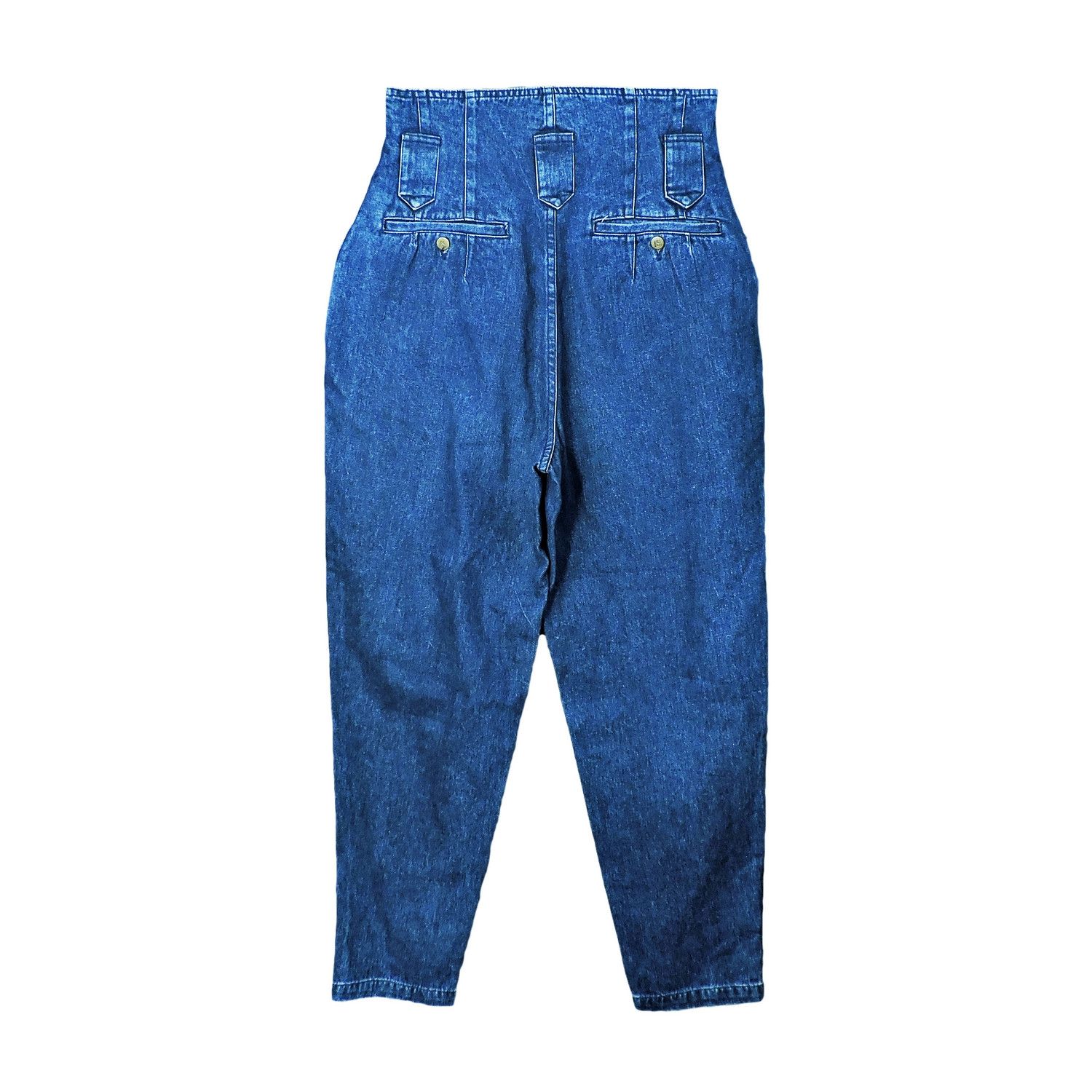 Issey Miyake ISSEY MIYAKE HIGH WAIST TAPERED DENIM LONG PANTS Size 29" - 2 Thumbnail