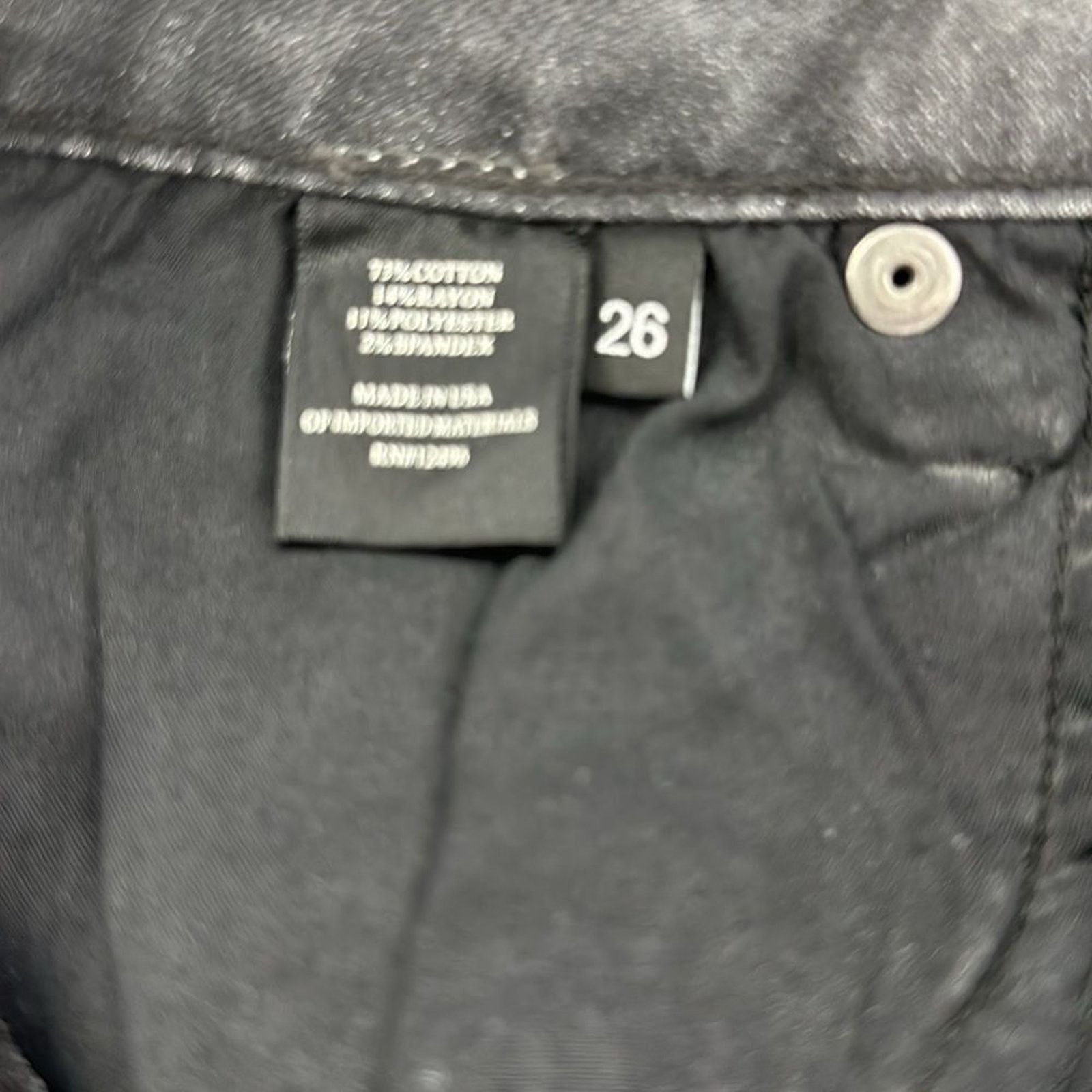& Other Stories PARKER SMITH 26 Skinny Jeans Raw Step Hem Star Studded Crop Size 26" / US 2 / IT 38 - 14 Thumbnail