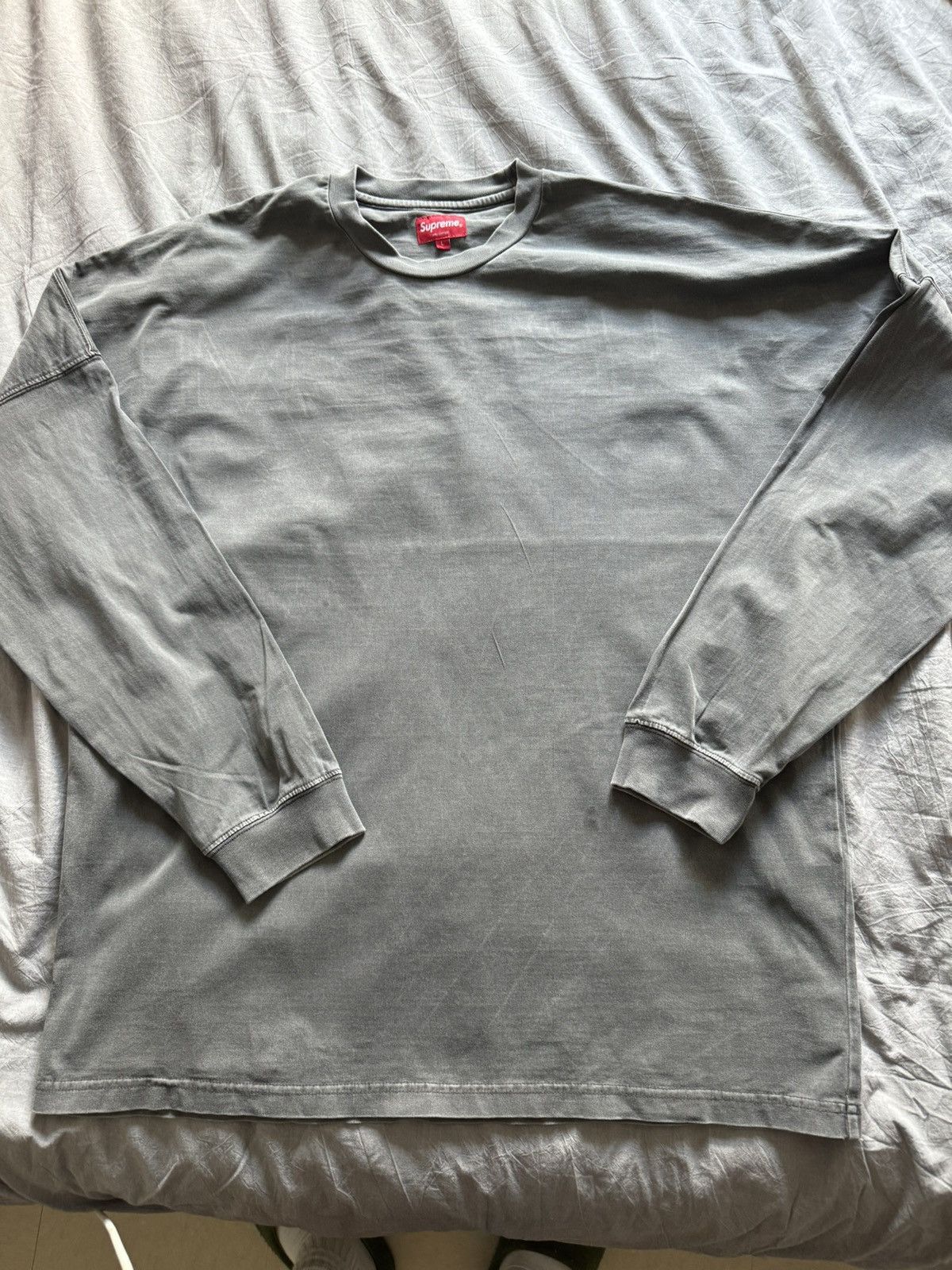 Supreme Supreme Overdyed Long Sleeve Shirt SS20 Relaxed Fit Size US L / EU 52-54 / 3 - 6 Thumbnail