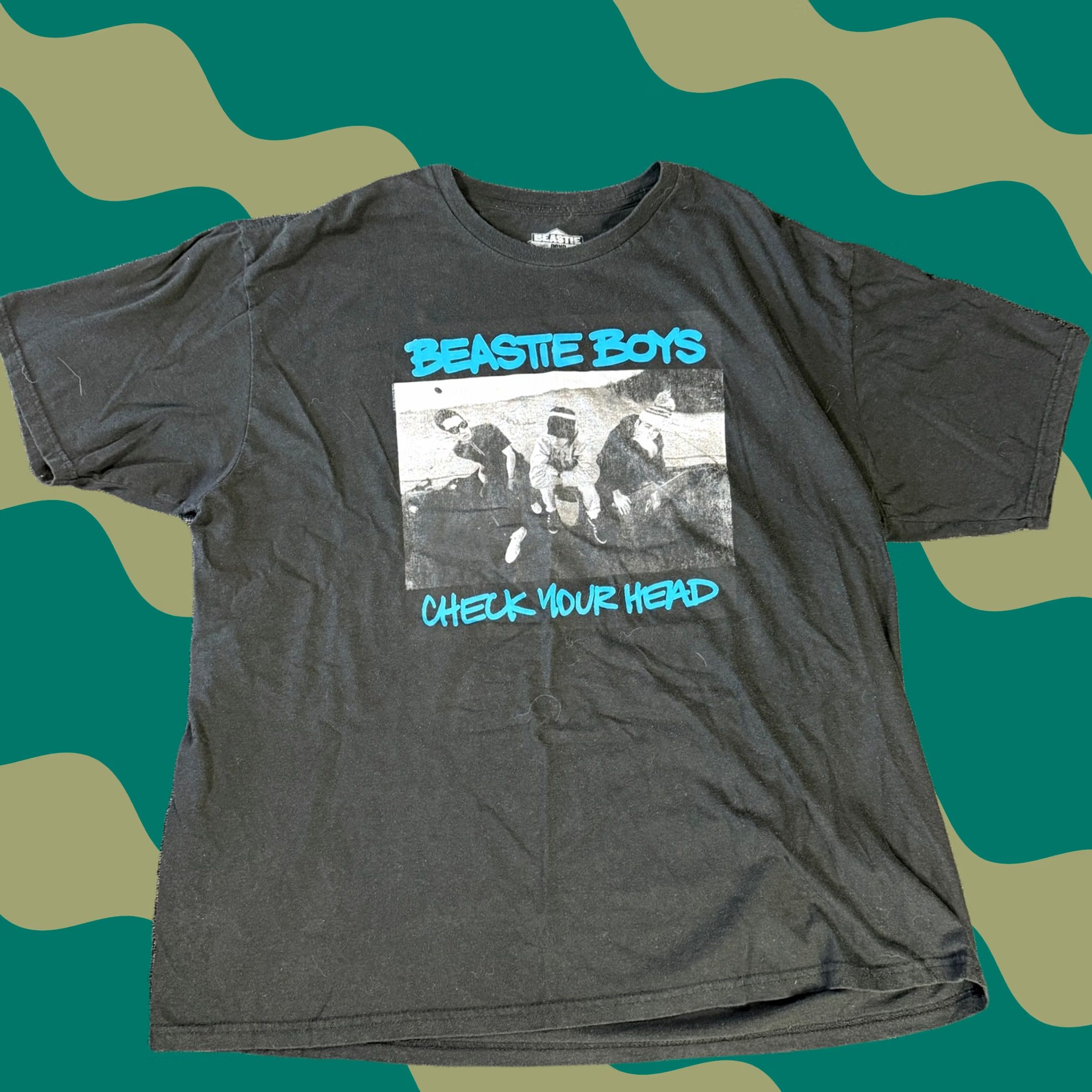Vintage VINTAGE Beastie Boys T-Shirt Band Graphic Tee Grey 2XL Size US XXL / EU 58 / 5 - 1 Thumbnail