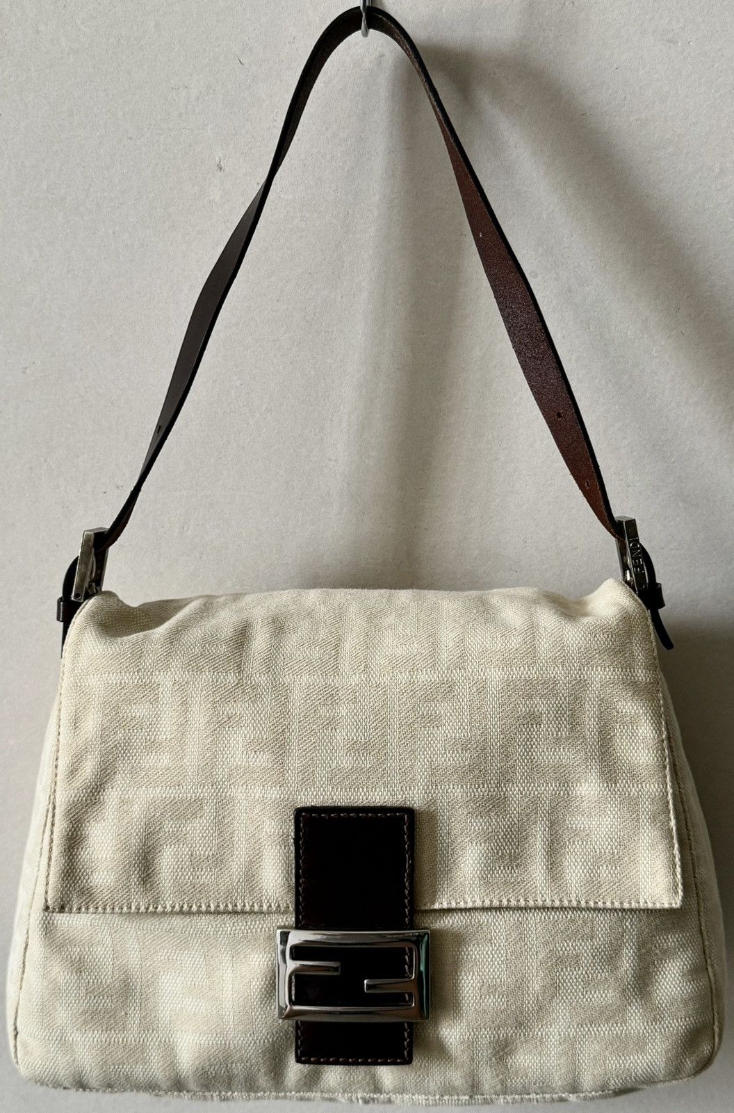 Fendi - 2000’s - Mamma Zucca Baguette - White