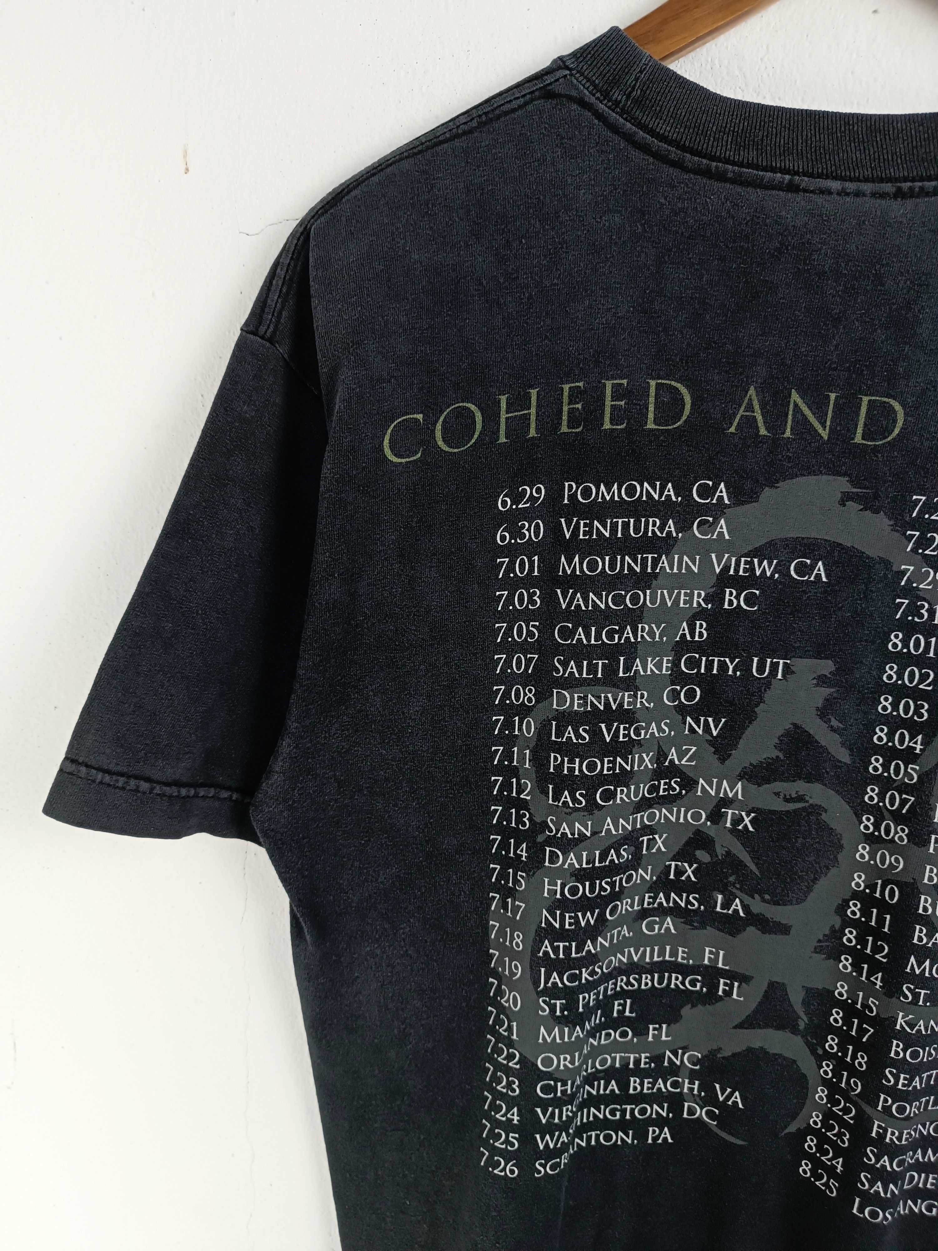 Band Tees VINTAGE 2000s COHEED & CAMBRIA Y2K TOUR TS volta used sunday Size US M / EU 48-50 / 2 - 11 Thumbnail
