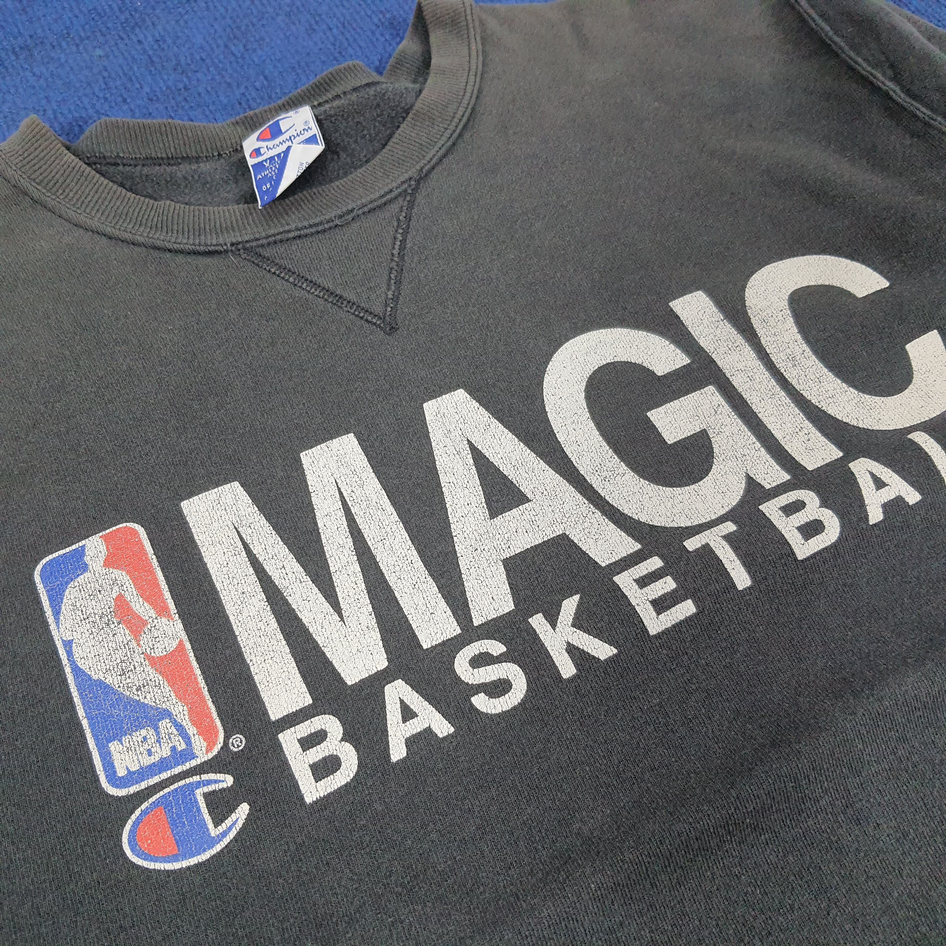 Champion × NBA × Vintage Vintage Champion NBA Magic Basketball Hoodies Size US L / EU 52-54 / 3 - 2 Thumbnail