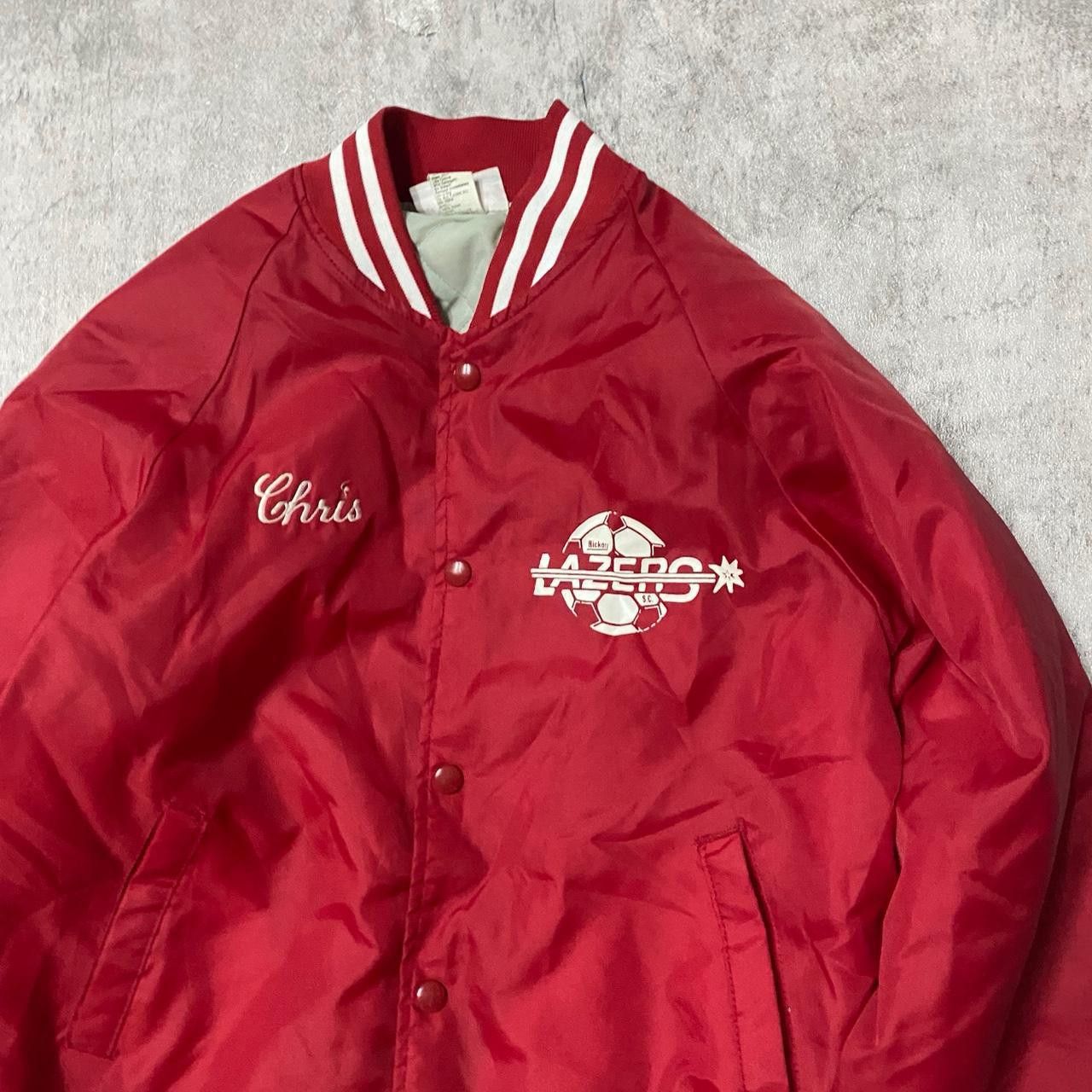 Other Hartwell varsity jacket in red and white, featuring Size US S / EU 44-46 / 1 - 2 Thumbnail