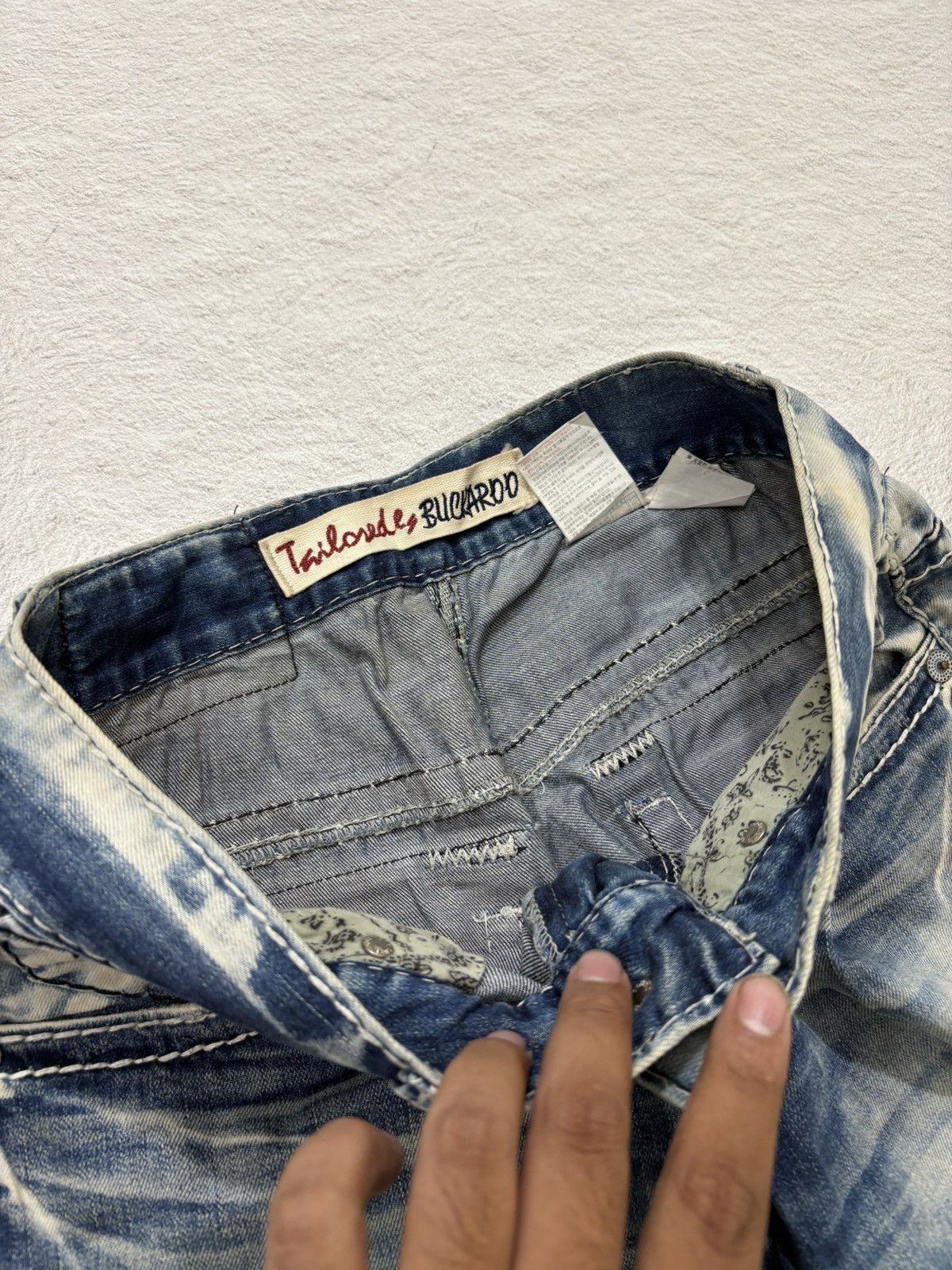 Hysteric Glamour × If Six Was Nine × Le Grande Bleu (L.G.B.) 2000s buckaro japan acid wash denim Y2k style Size US 29 - 5 Thumbnail