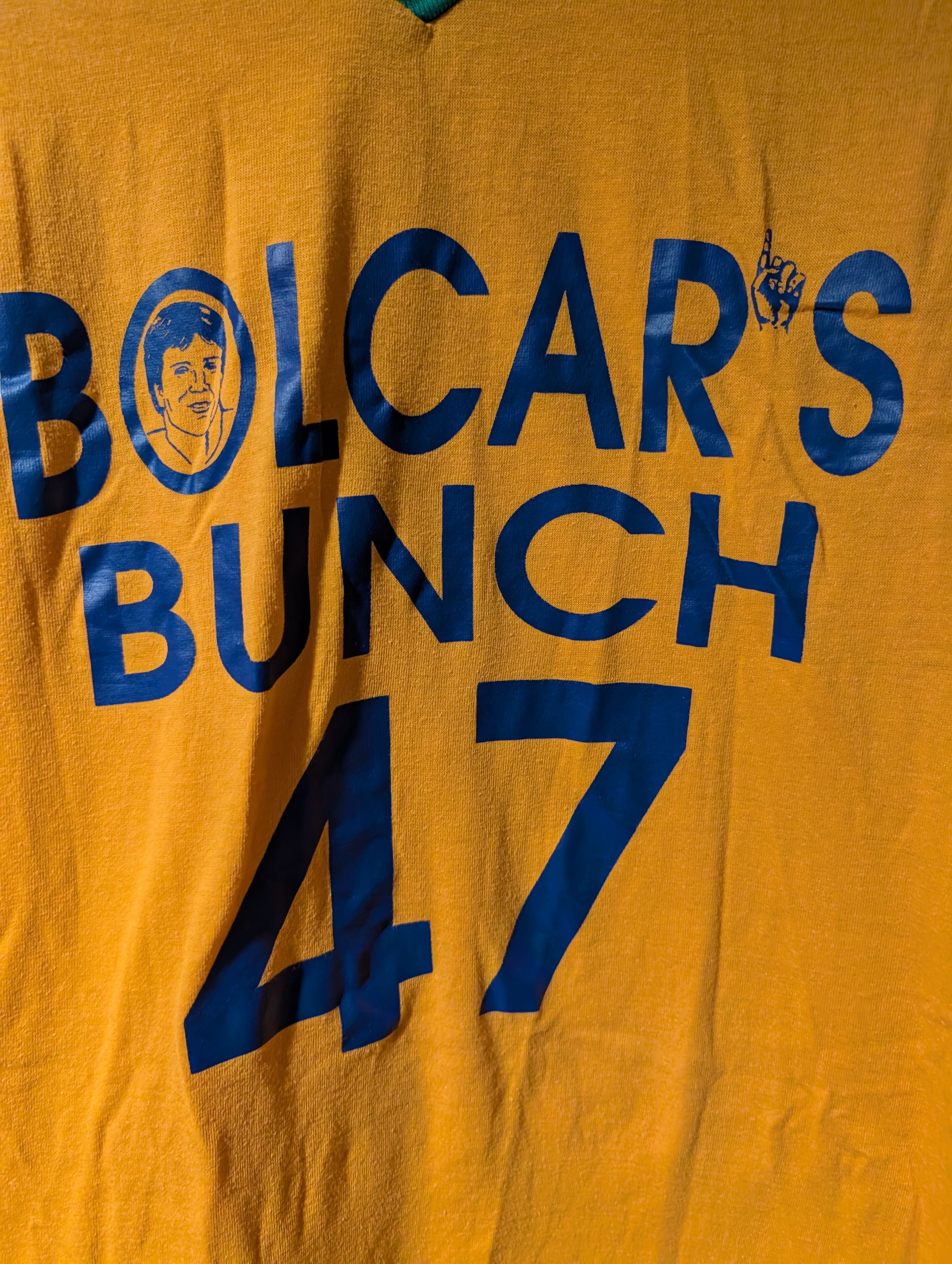 NCAA Vintage 80s Bolar's Brunch Highschool Football Team T-shirt Size US M / EU 48-50 / 2 - 2 Thumbnail