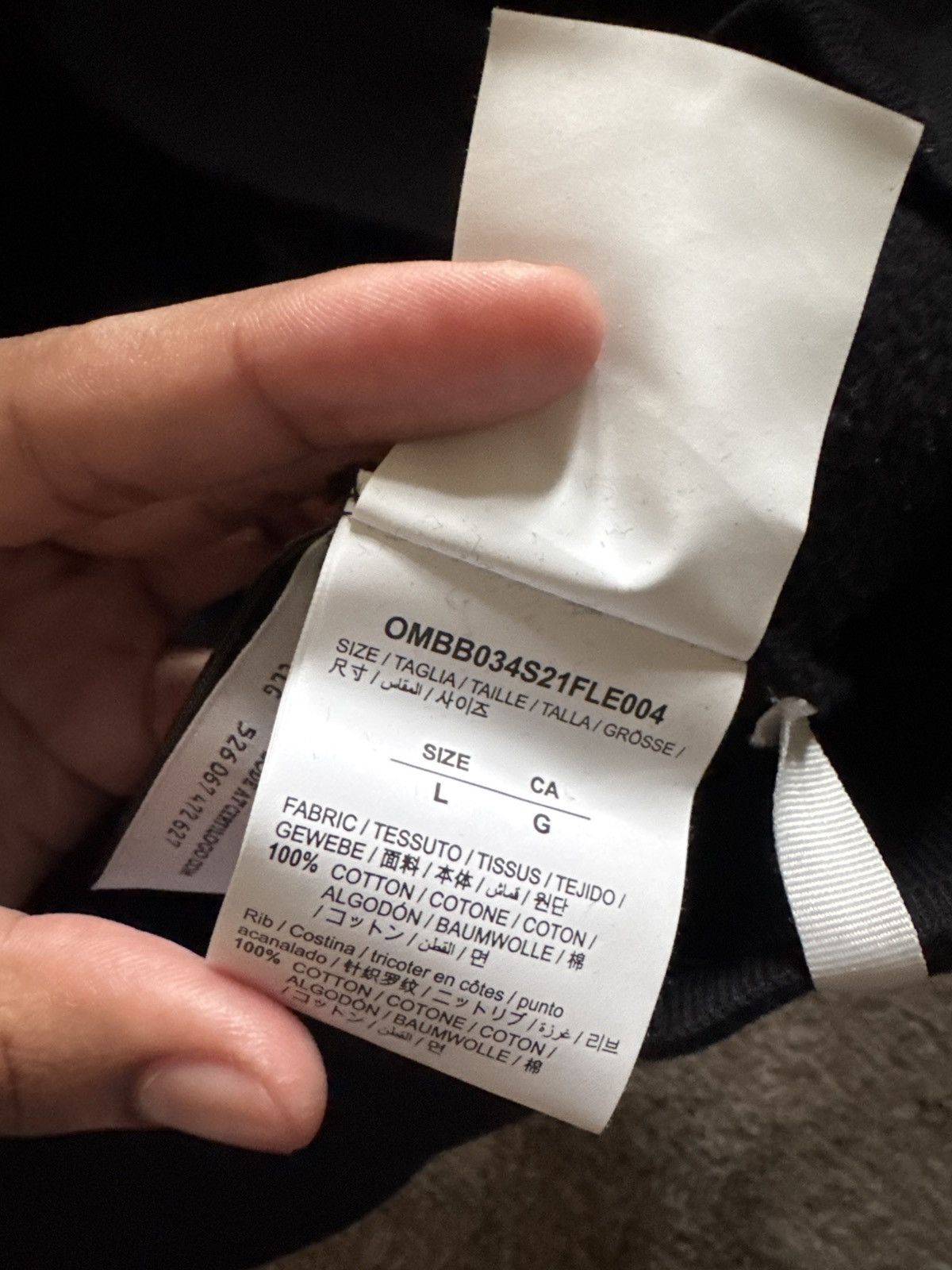 Off-White Off-White Spray Marker Slim Hoodie L Size US L / EU 52-54 / 3 - 9 Thumbnail
