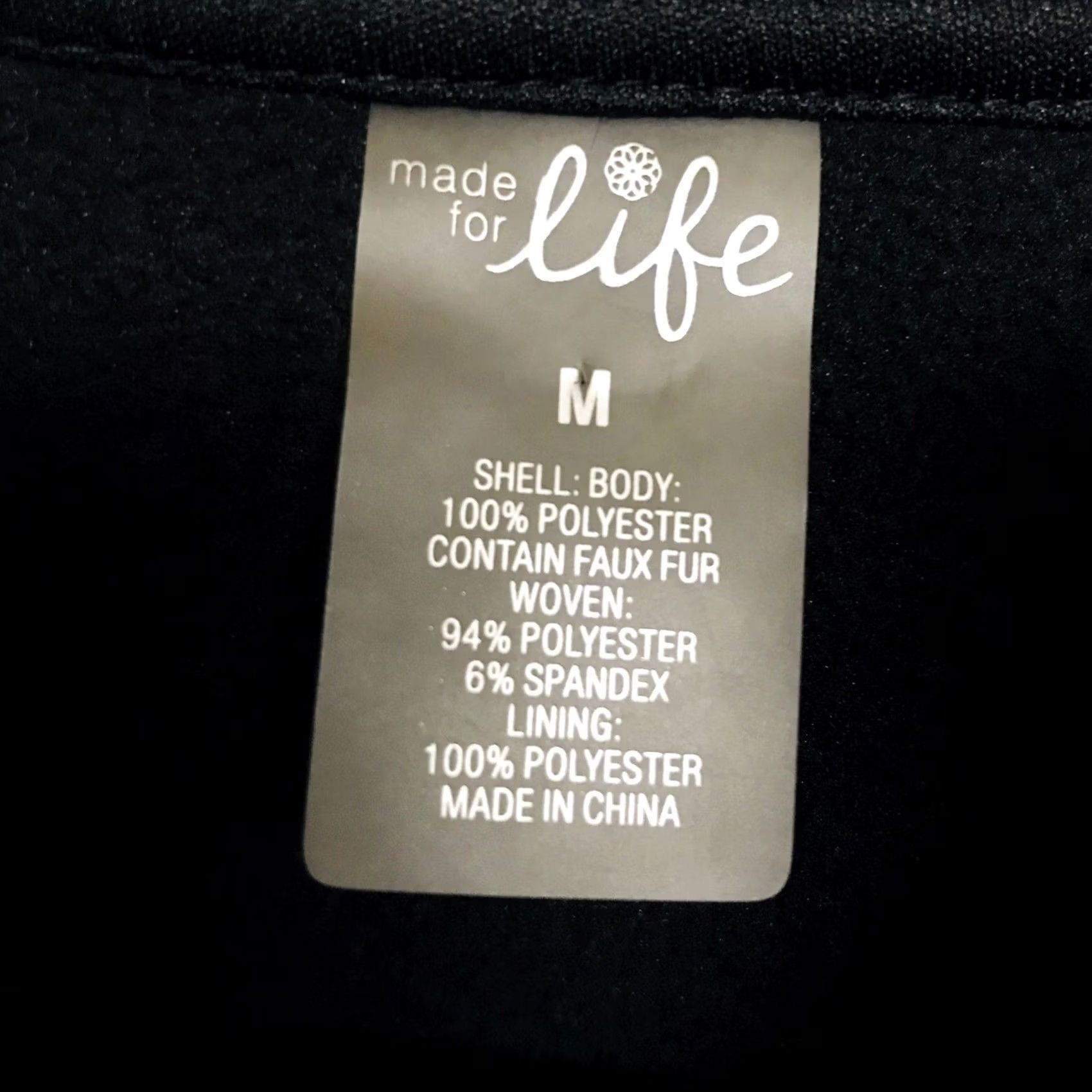 Alife Made for Life Women Black Textured Cozy Full Zip Jacket M Size M / US 6-8 / IT 42-44 - 3 Thumbnail