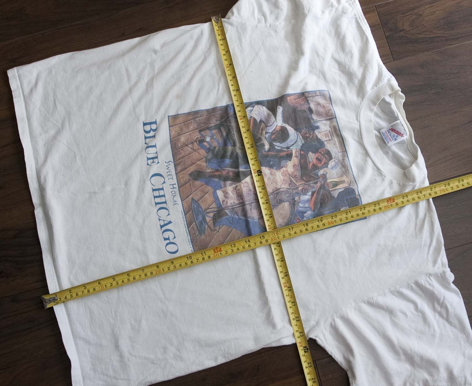 Jerzees × Vintage John Carroll Doyle Painting T Shirt Blue Chicago Size XL Size US XL / EU 56 / 4 - 6 Thumbnail