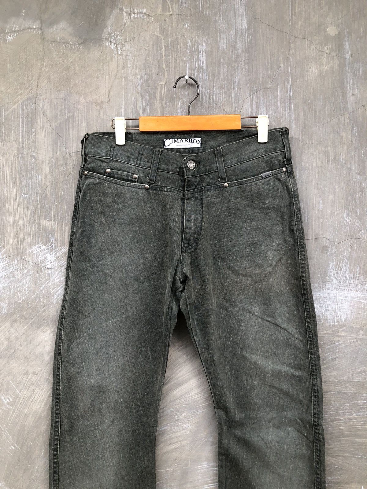 Japanese Brand × Le Grande Bleu (L.G.B.) Cimarron Twisted Flared Denim Size US 30 / EU 46 - 2 Thumbnail