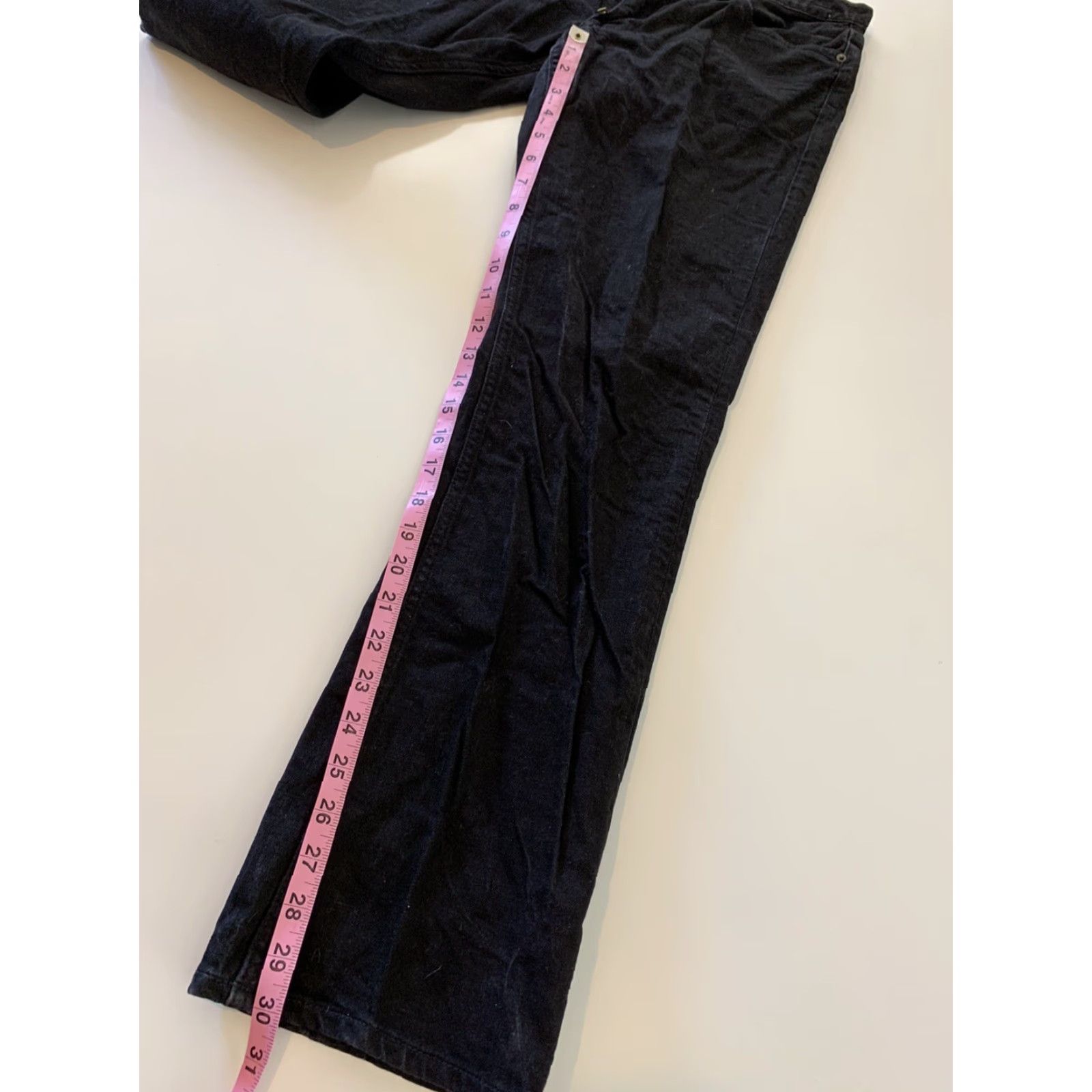 Ralph Lauren Ralph Lauren Blue Label Madison Black Wash Denim Jeans Women's 31 Bootcut Size 24" / US 00 / IT 34 - 6 Thumbnail