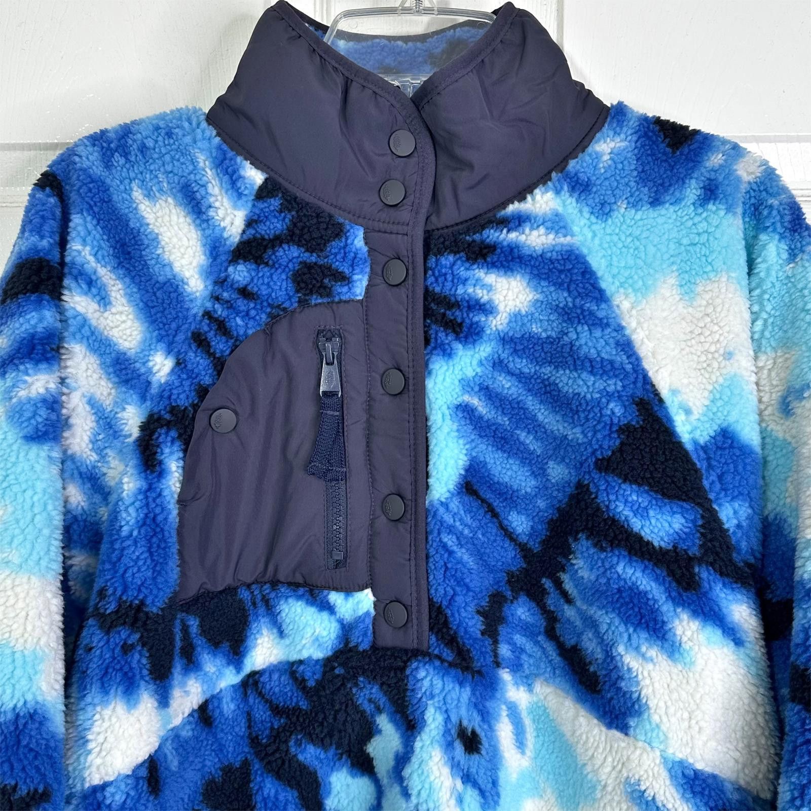 Free People NWT Free People Movement Tie Dye Fleece Pullover Jacket Sz S Size S / US 4 / IT 40 - 3 Thumbnail