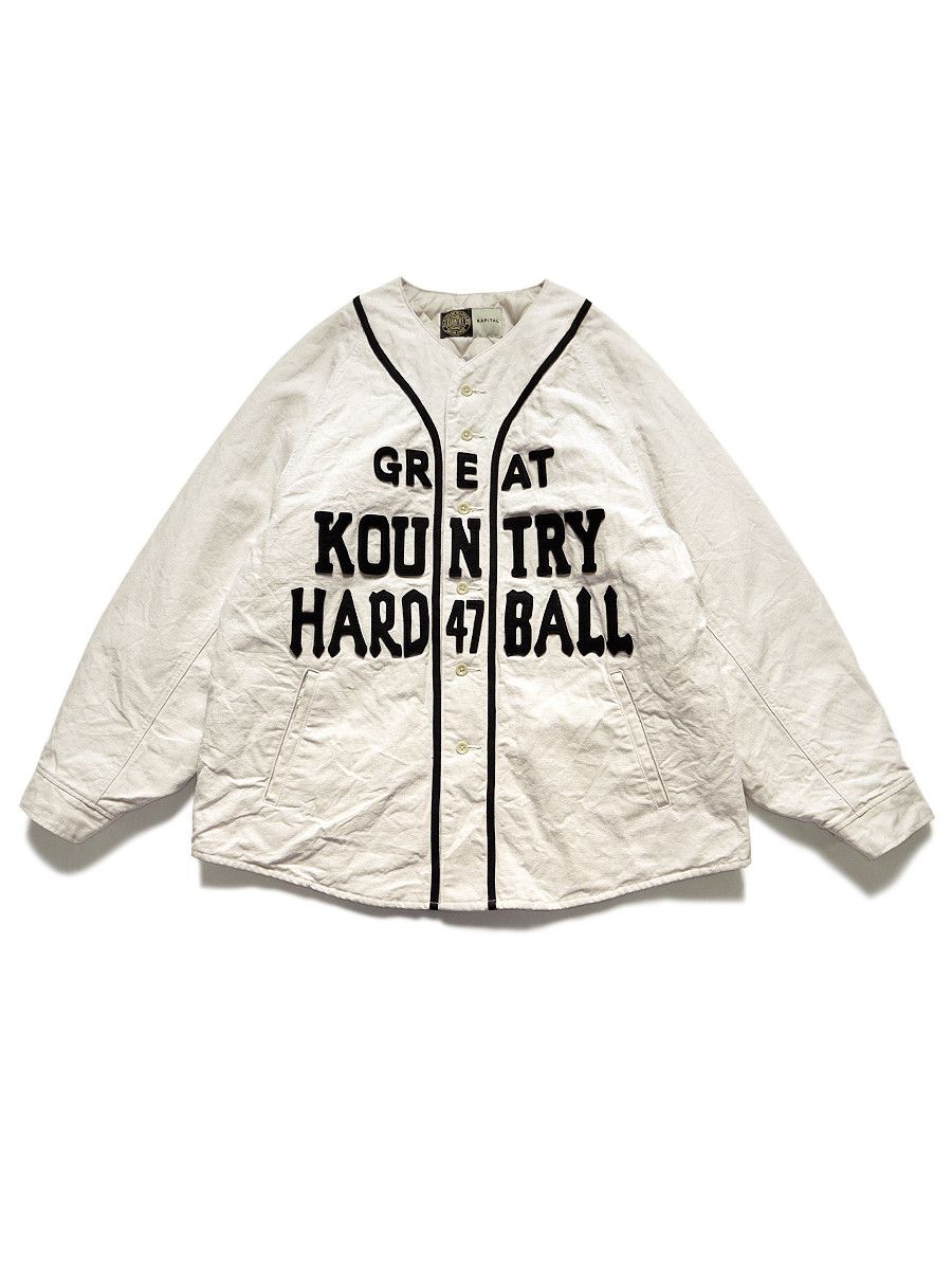 Kapital Kapital Canvas GREAT KOUNTRY Night Game Baseball Shirt Size US L / EU 52-54 / 3 - 1 Thumbnail