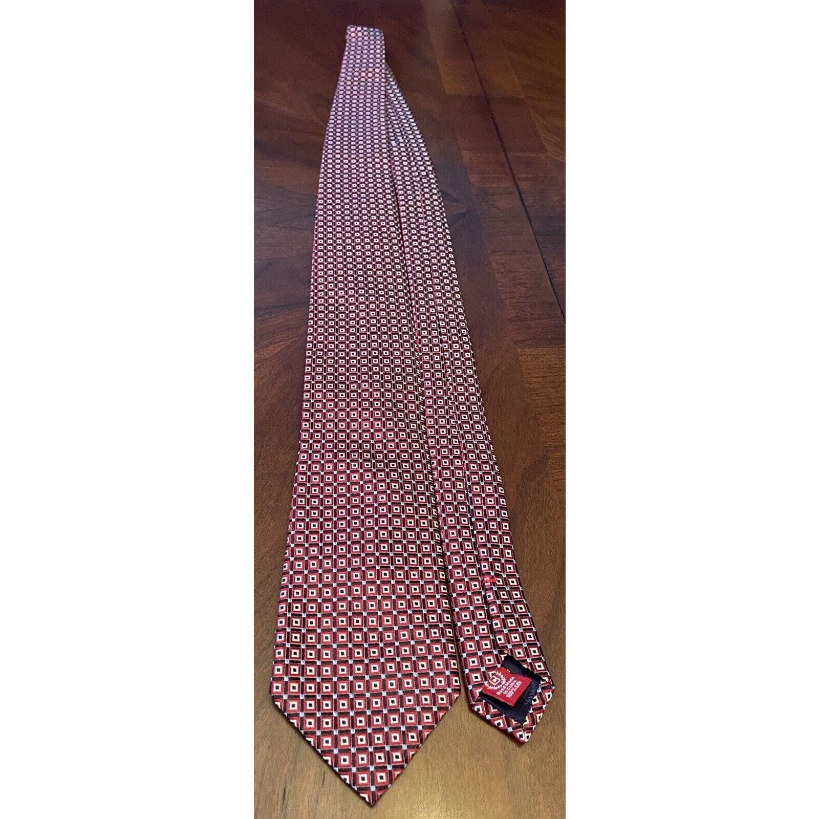Chaps Chaps Red Black Hand Made 100% Silk Made In China Size ONE SIZE - 3 Thumbnail