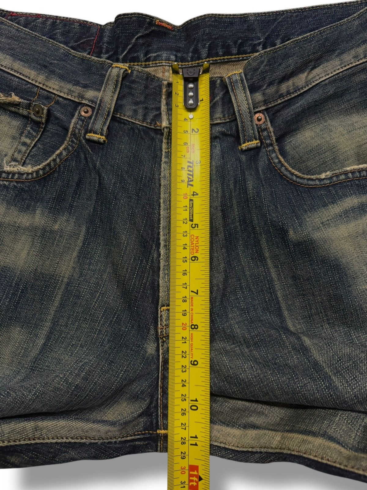 Edwin Vintage 00s Edwin 504 Japan, Vintage Faded Denim Jeans | W34 Size US 34 / EU 50 - 15 Thumbnail